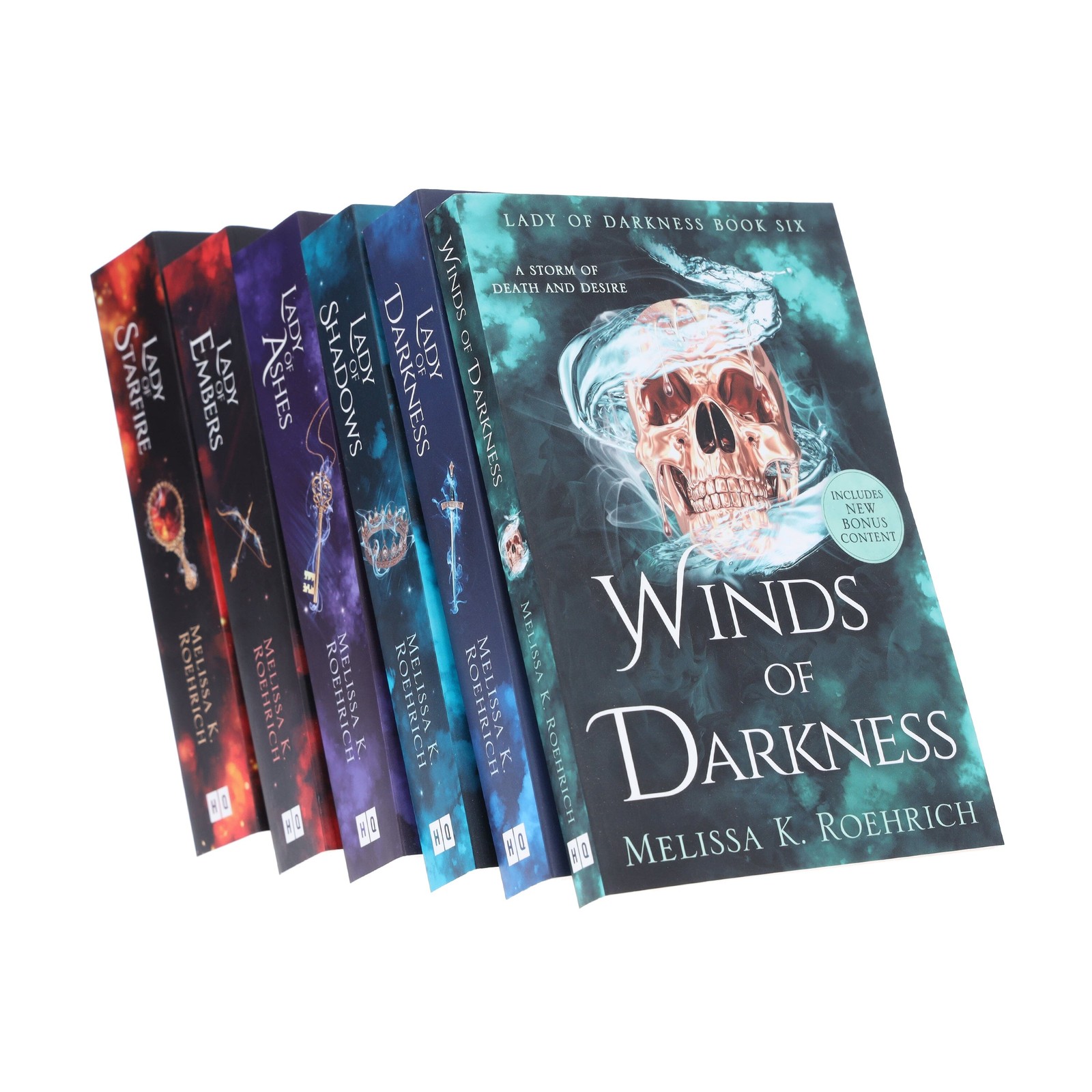 Lady of Darkness Series by Melissa K. Roehrich 6 Books Set – PB