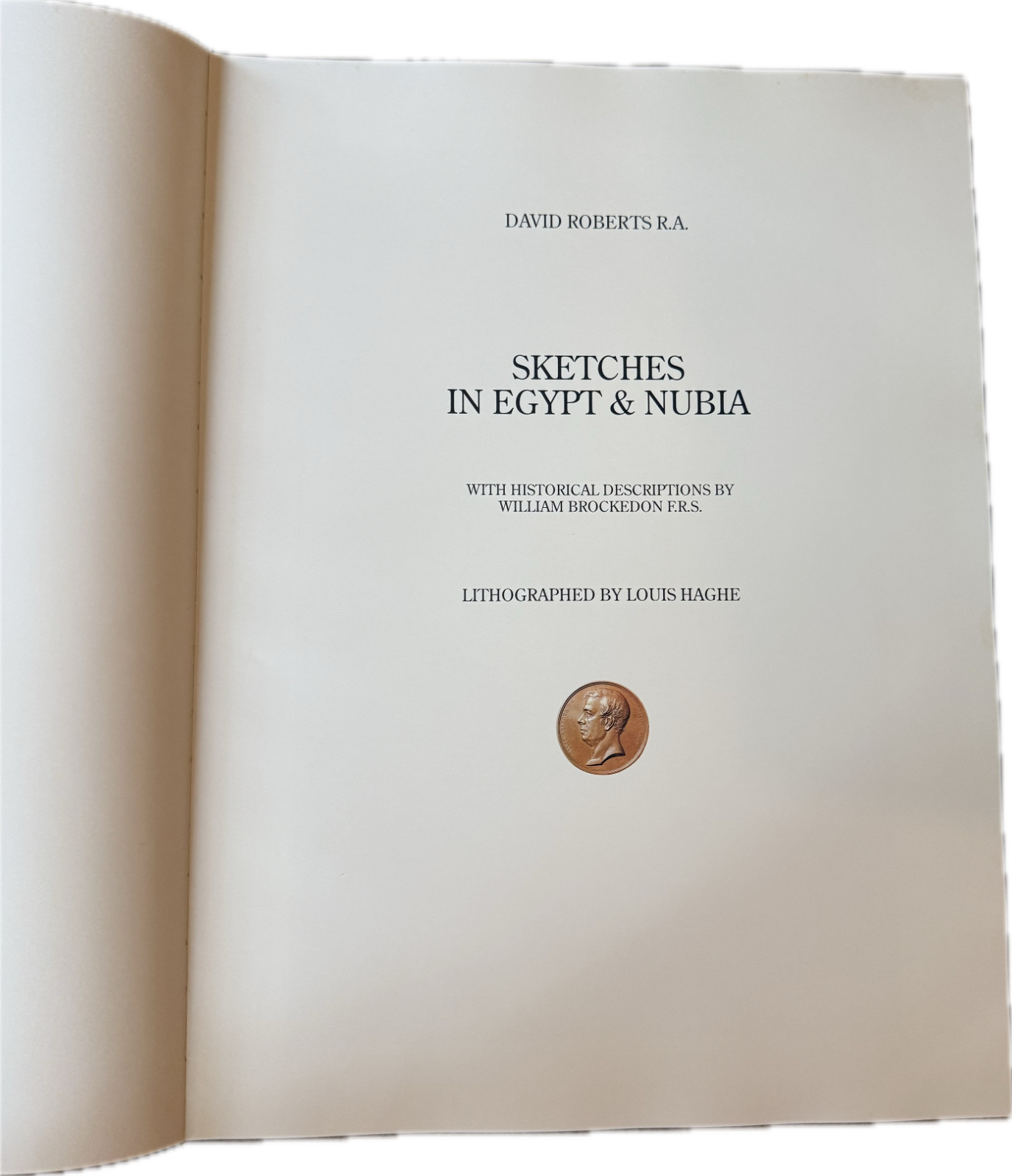 Sketches in Egypt and Nubia by David Roberts, Rare Small Batch Print Folio Size
