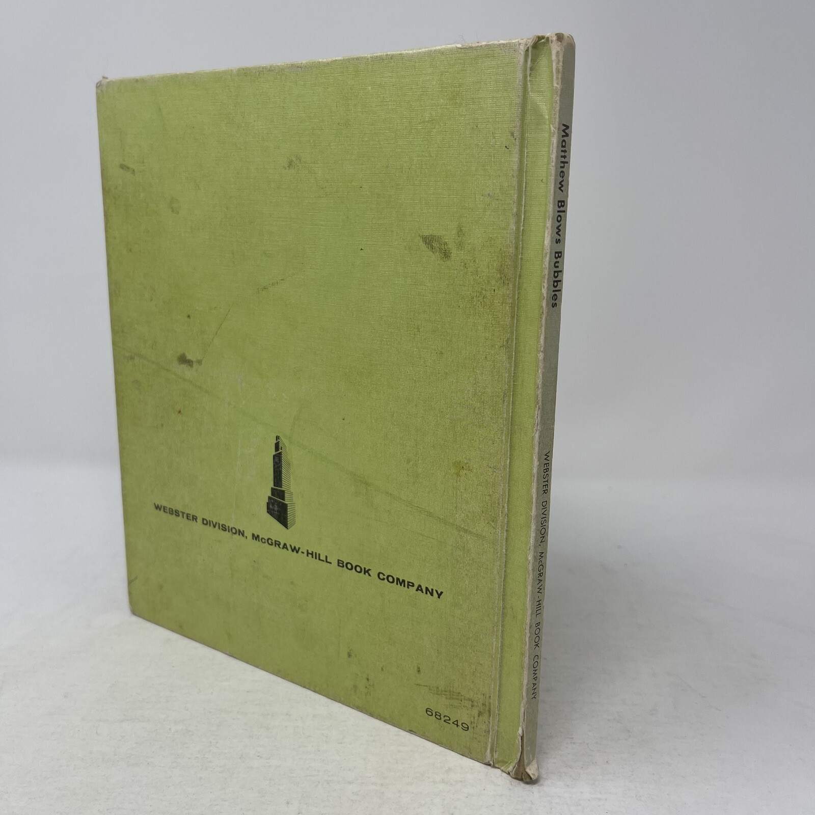 Matthew Blows Bubble Ann Mari Falk 1964 HC Illustrated Ex-Library