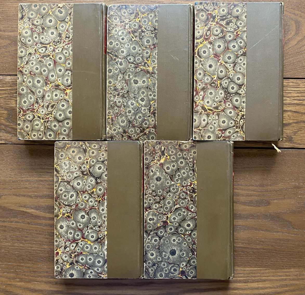 Victor Hugo Hetzel Paris French Editions Lot of 5 Volumes 19th Century HC