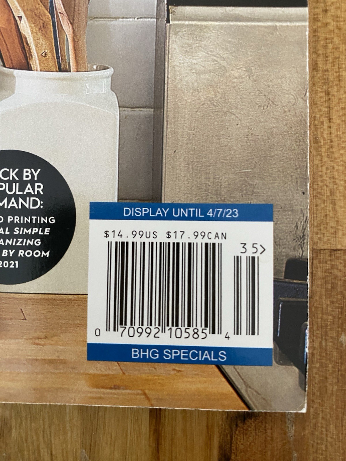 Real Simple Special Edition Illustrated Organizing Magazine BHG Specials 2021
