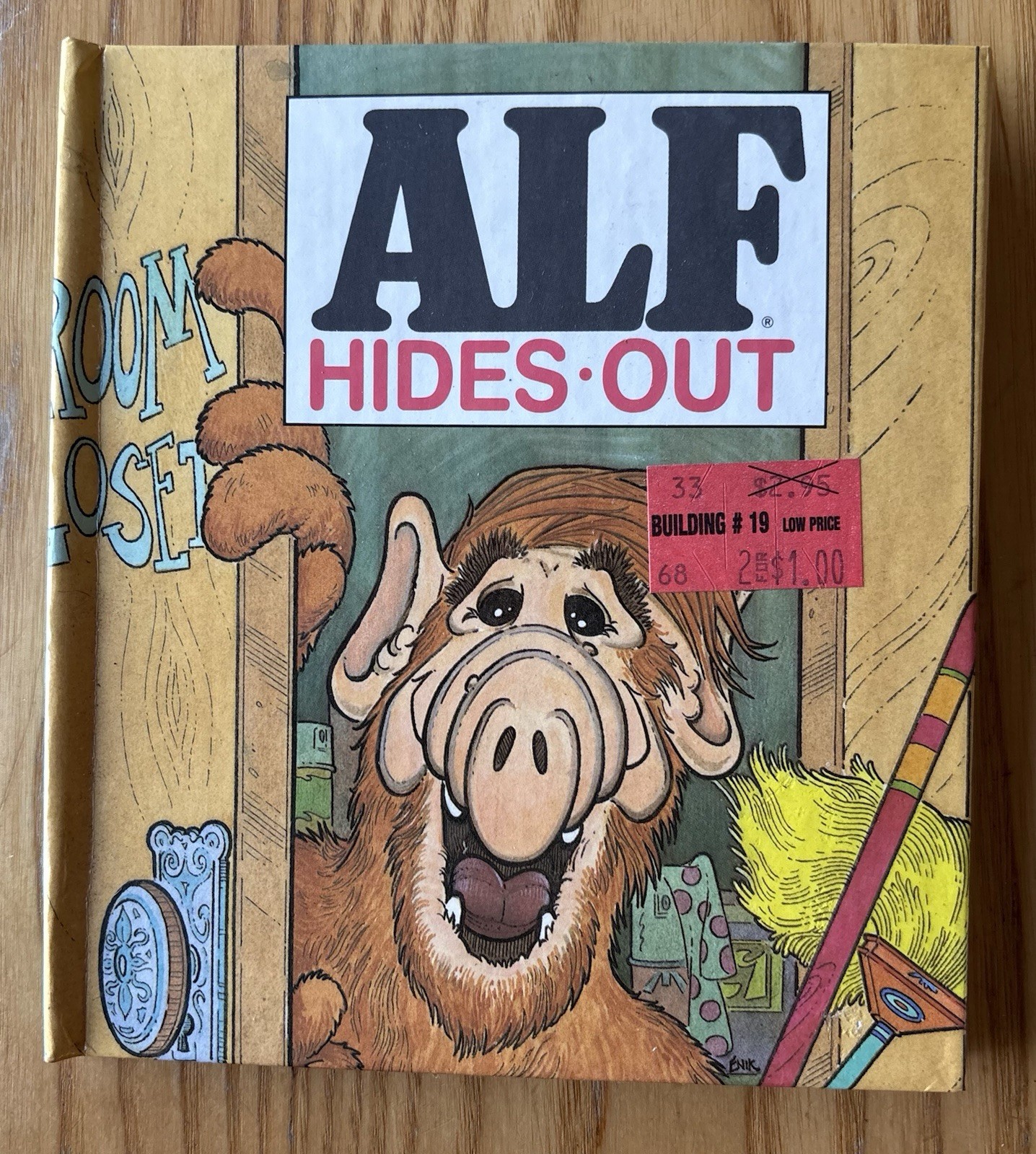 1988 Alf Hides Out Interactive Book NEW Rare 1980’s Alien