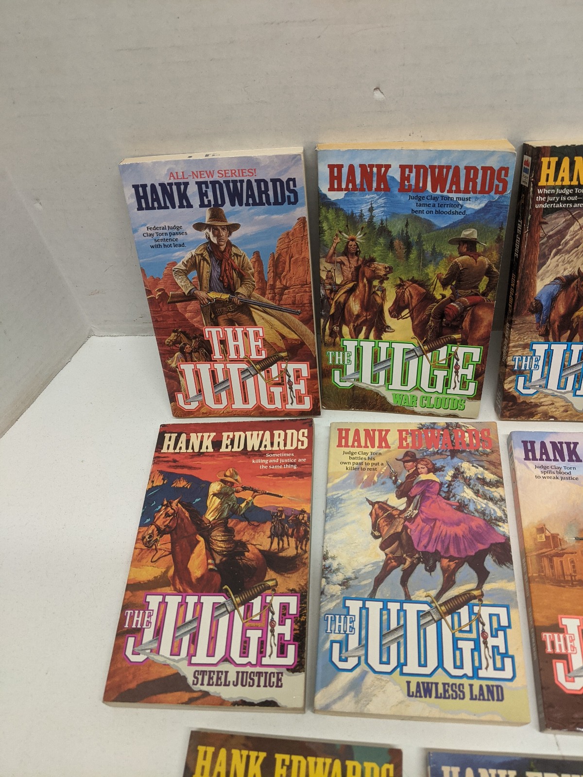 The Judge Western Series 1 – 11 Set by Hank Edwards PB Harper