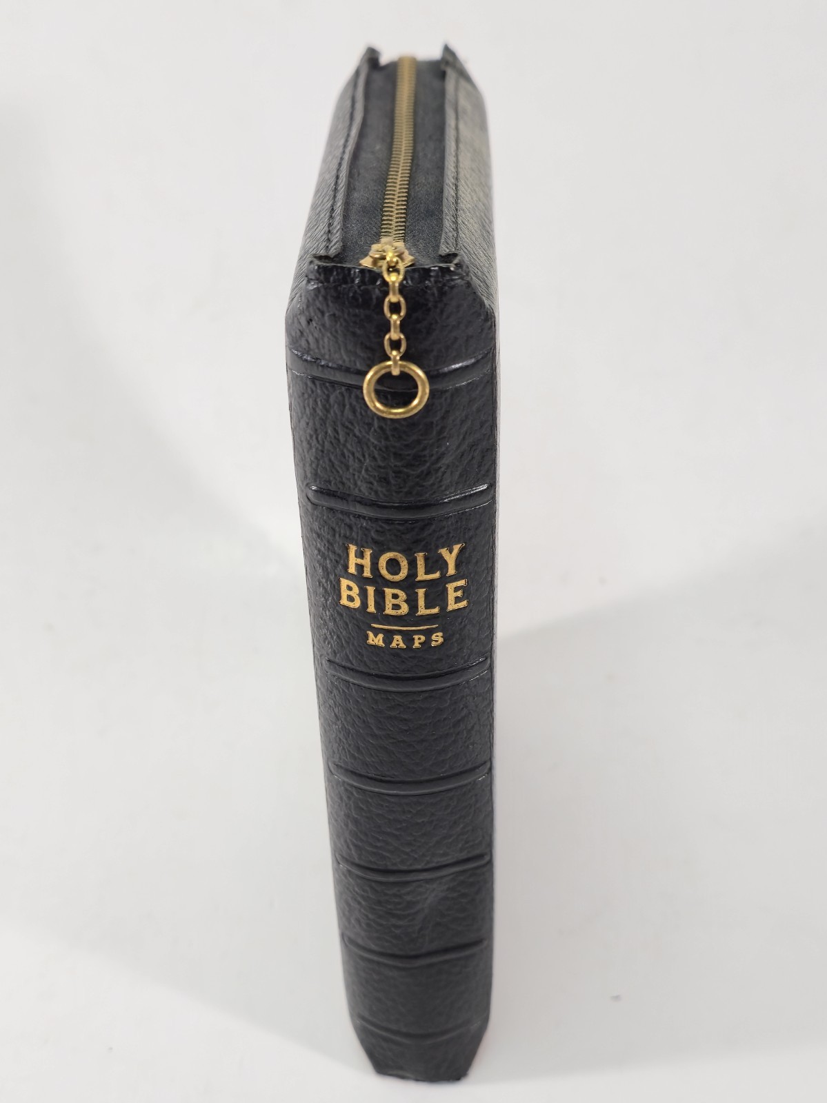 Holy Bible King James Version 1611 American Bible Society 1954 Zippered Closure