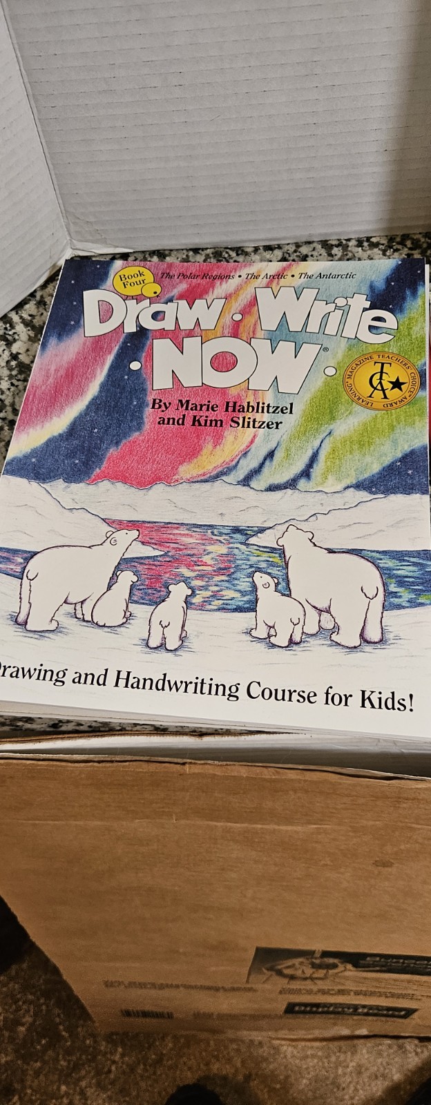 Draw Write Now Set Of 8 Unused Books W/Instructions In Taped Box Great Condition