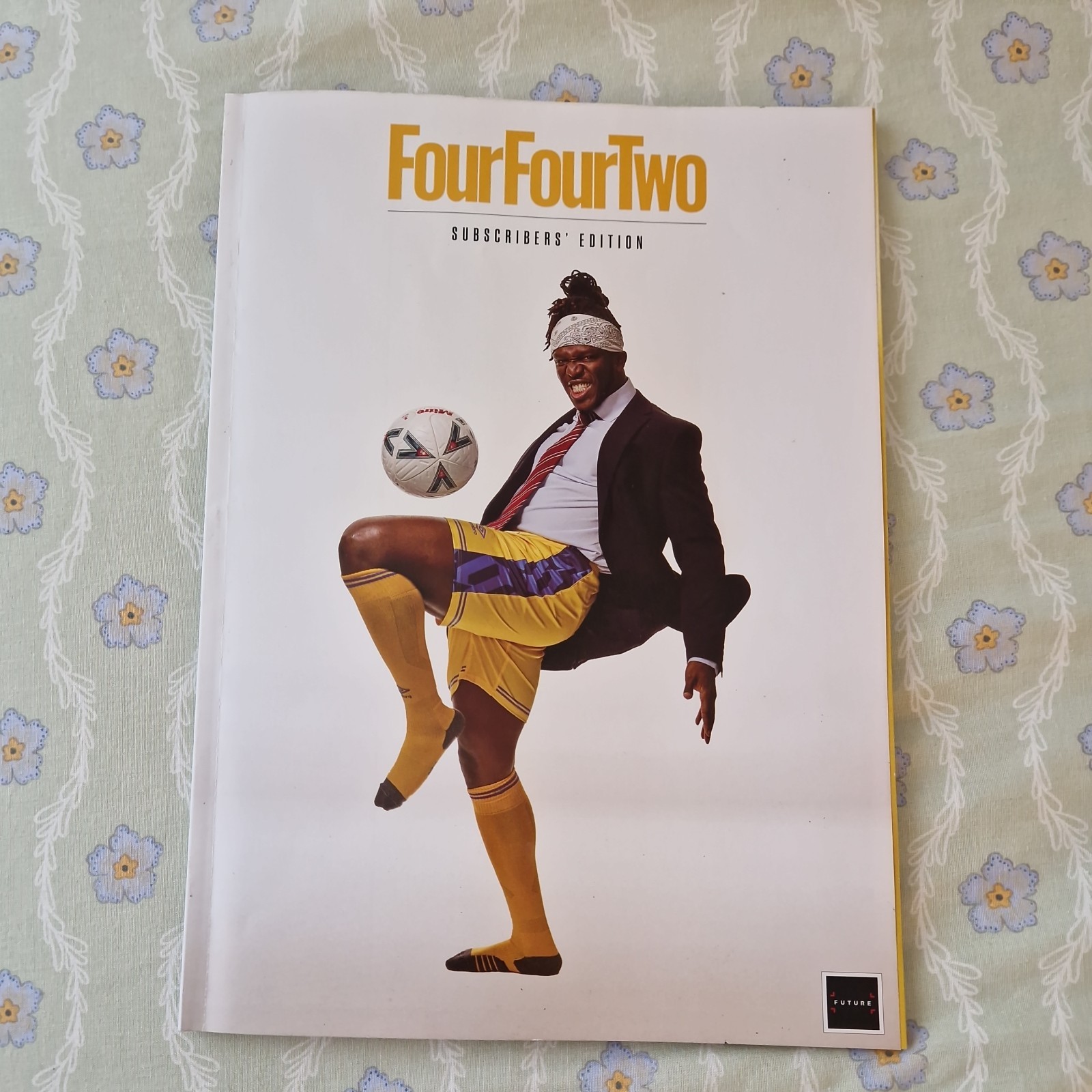 Four Four Two Magazine #393 Subscribers Edition July 2026. KSI cover.