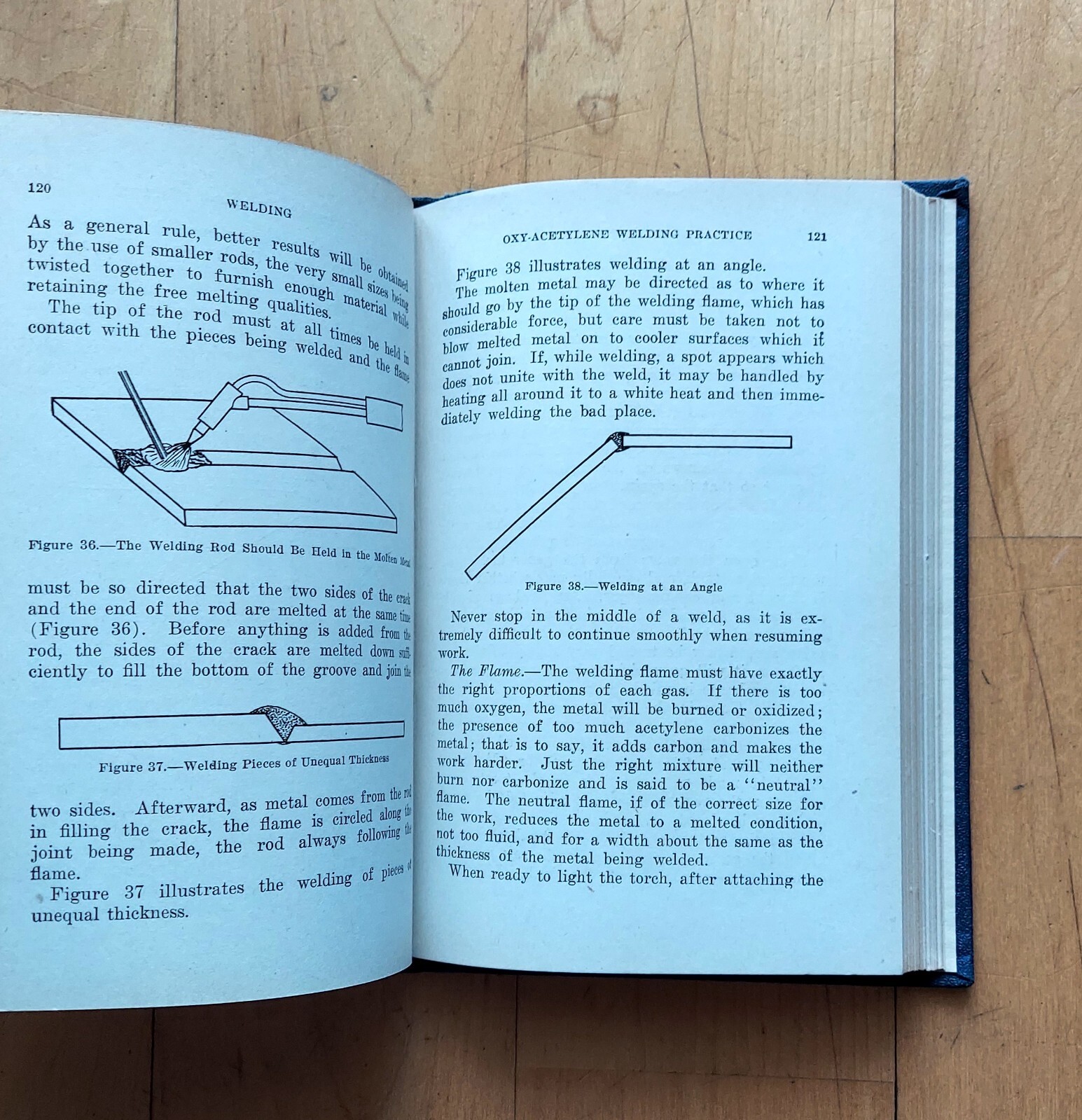 Vintage Hardcover Book Electric and Oxy-Acetylene Welding 1941 Manly 272 Pages