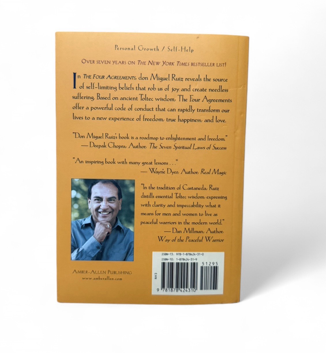 The Four Agreements by Don Miguel Ruiz, Paperback, Amber-Allen Publishing