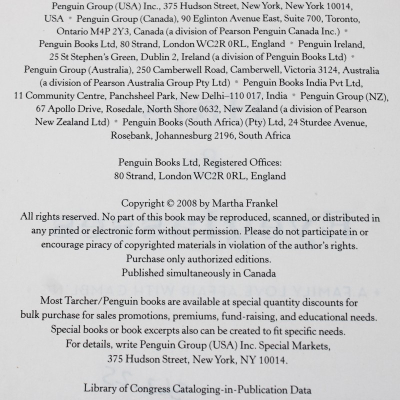 Hats & Eyeglasses by Martha Frankel 2008 Hardcover Dust Jacket Ex-Library Book