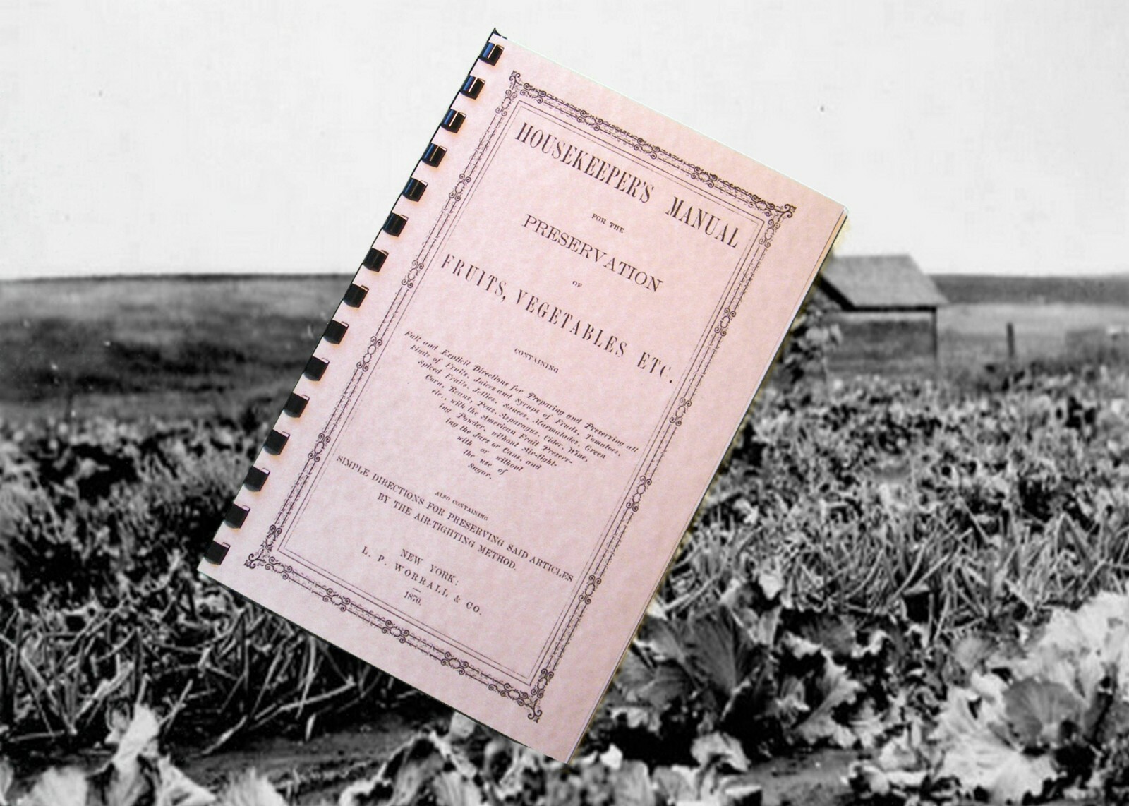 Housekeeper’s Manual For The Preservation Fruits And Vegetables 1870 (31 Pages)
