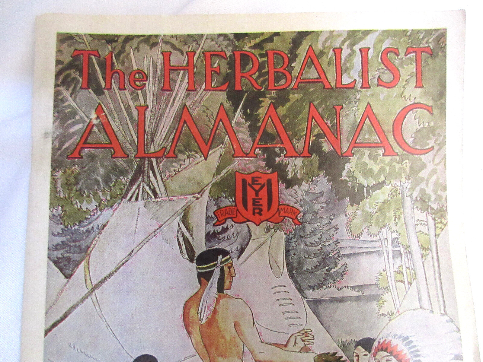The Herbalist Almanac 1968 $.25 Clarence Meyer GUC