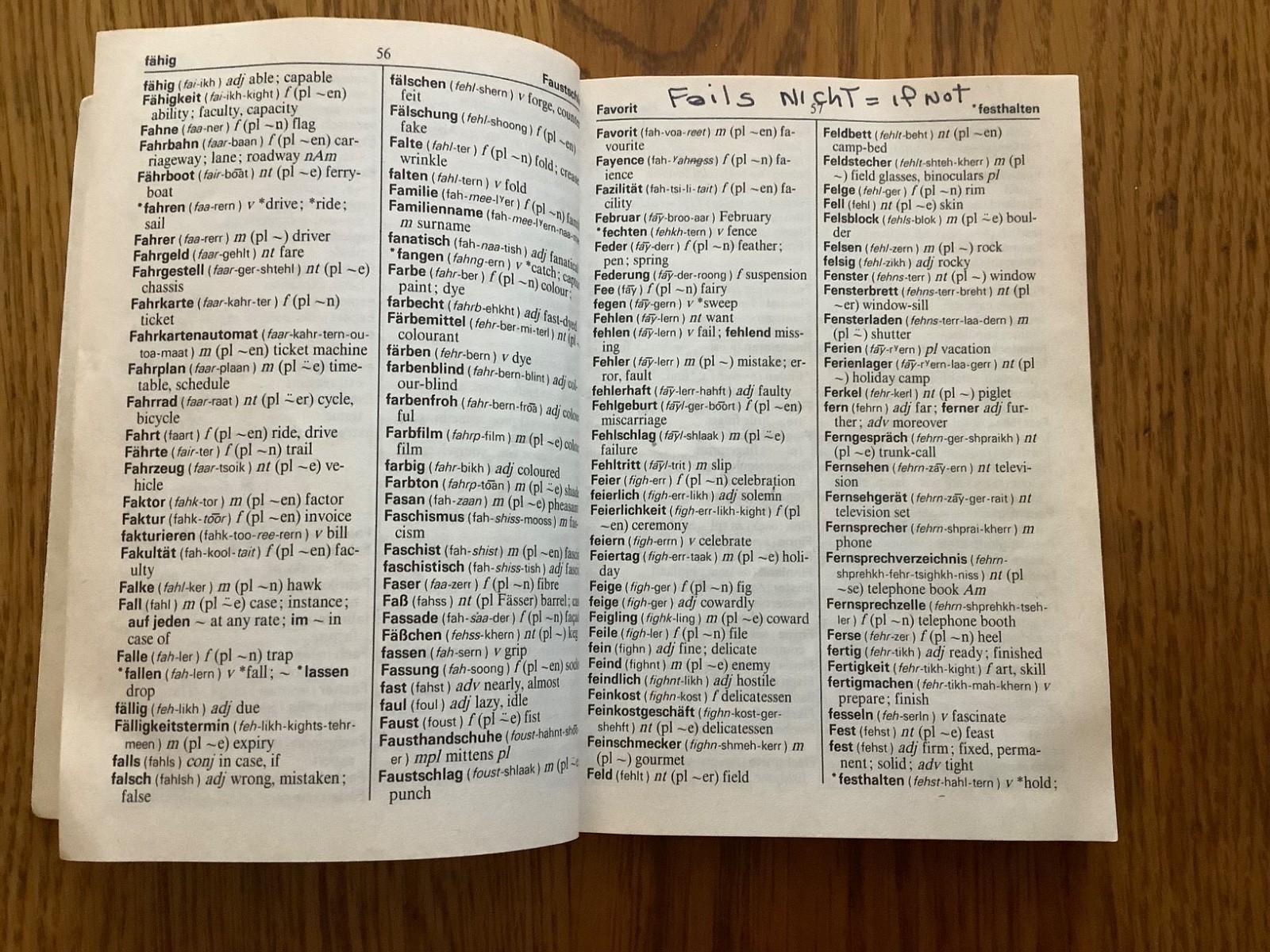 Vintage Berlitz German-English Bilingual Dictionary Paperback 359 Pages