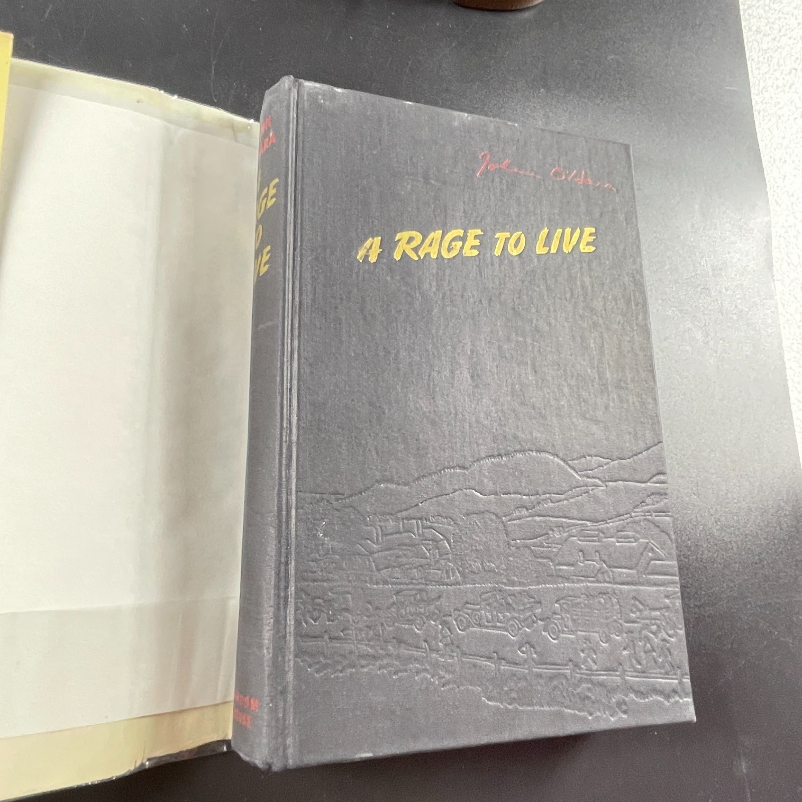 A Rage to Live John O’Hara Random House 1949 1st edition Fourth Printing