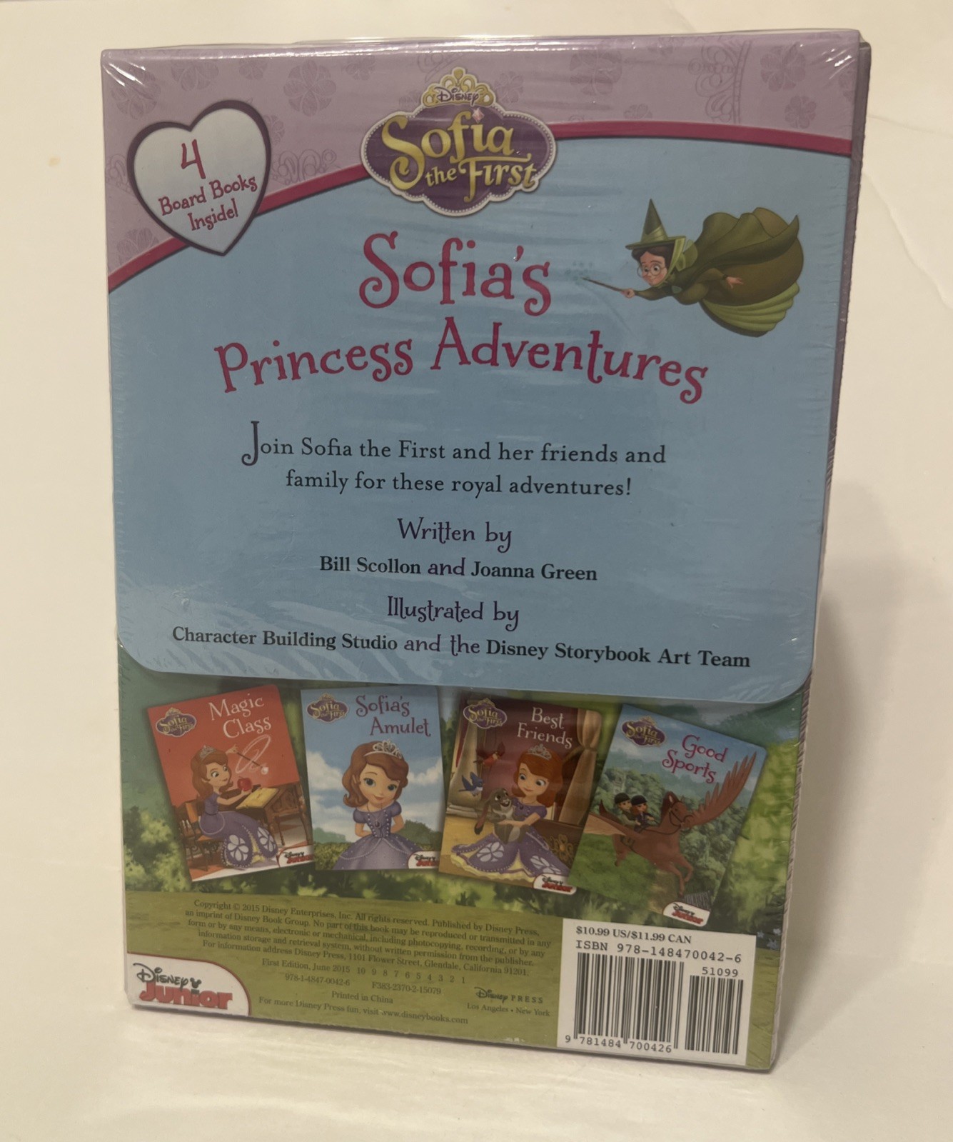 Sofia the First Sofia’s Princess Adventures : 4 Board Books Boxed Set by Disney