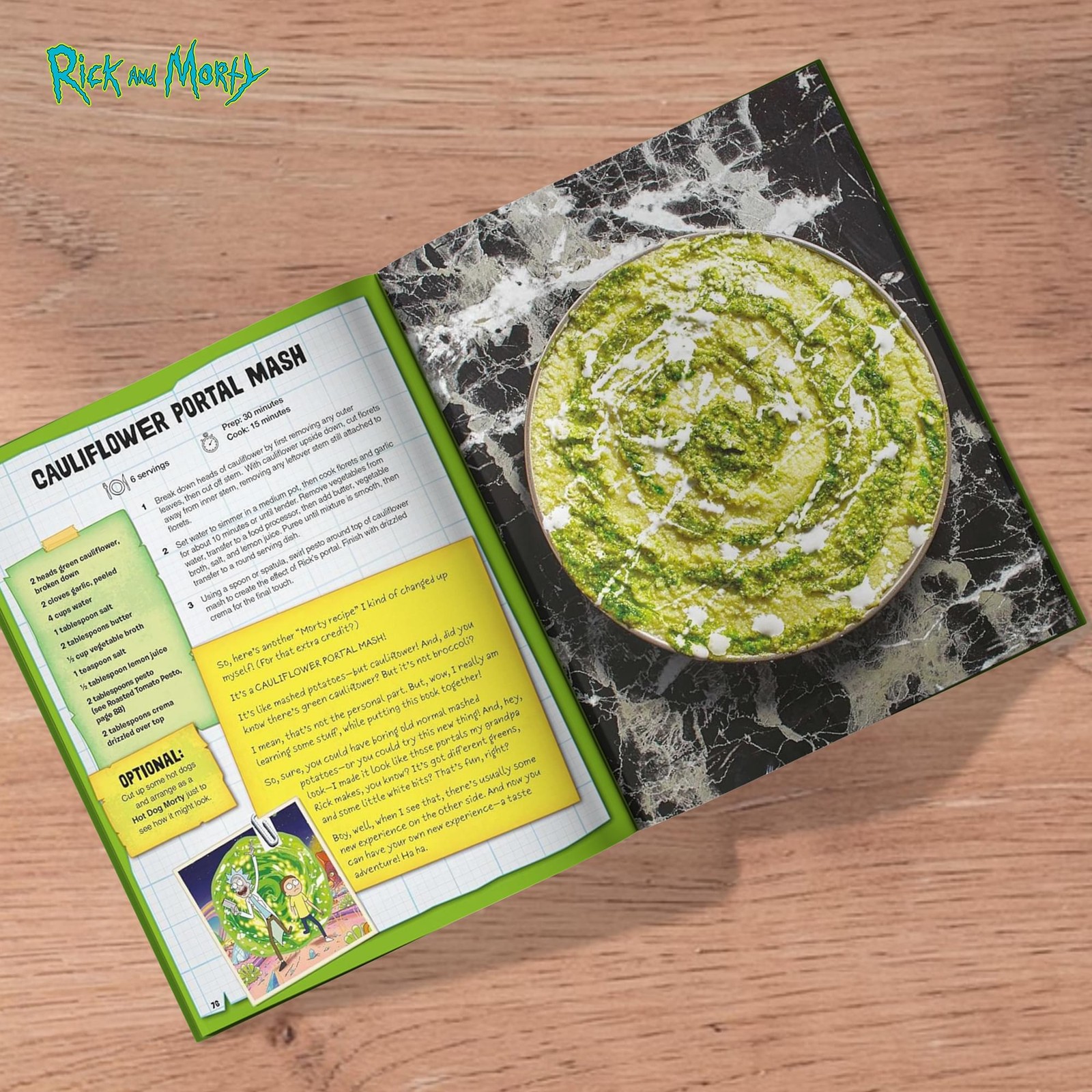 Rick and Morty: The Official Cookbook | 144 Pages