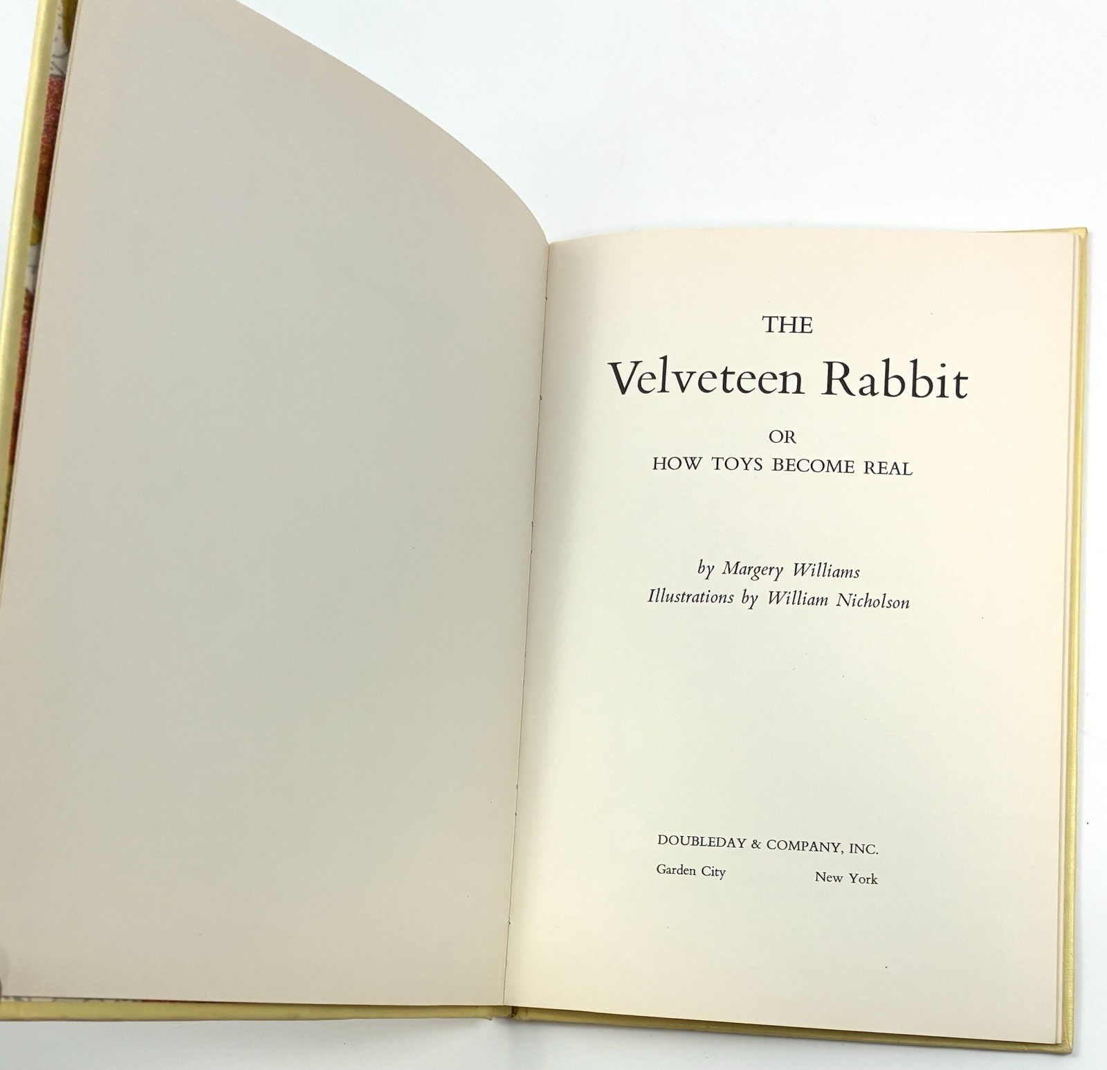 🔥The Velveteen Rabbit Margery Williams HC DJ 1st Ed 10th print NICE