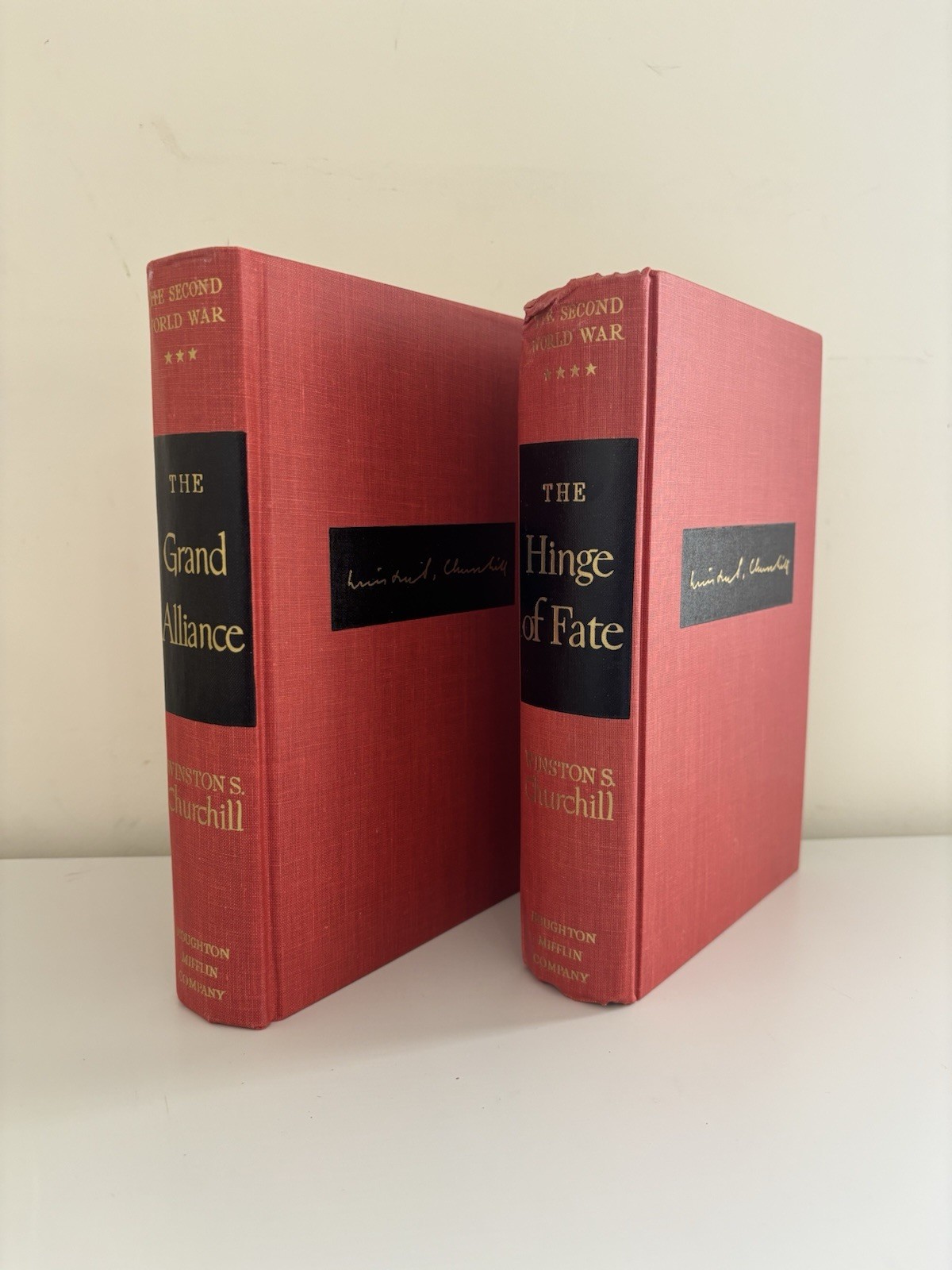 Winston Churchill Second World War Complete 6 Volume Set BOMC Dust Jackets
