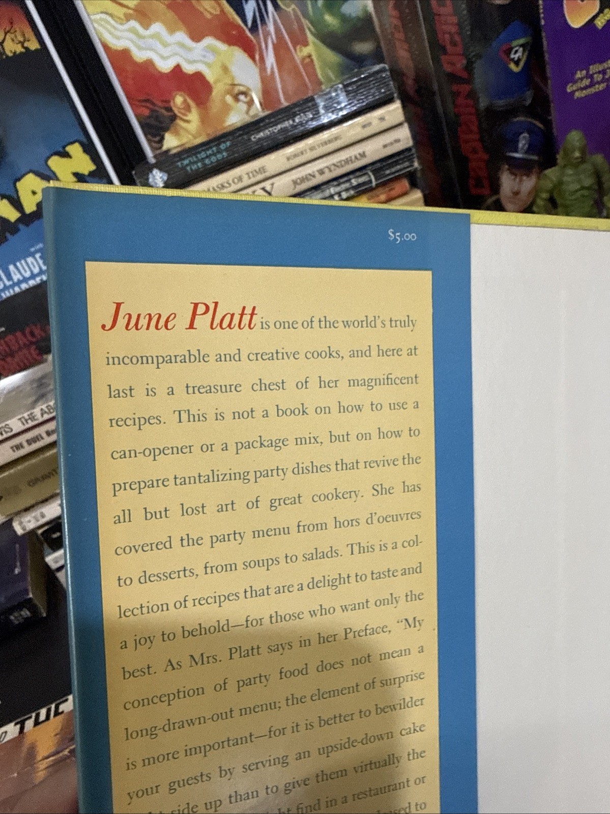 June Platt Cook Book Alfred A. Knopf 1958 1st Edition HB/DJ Vintage Cook Book