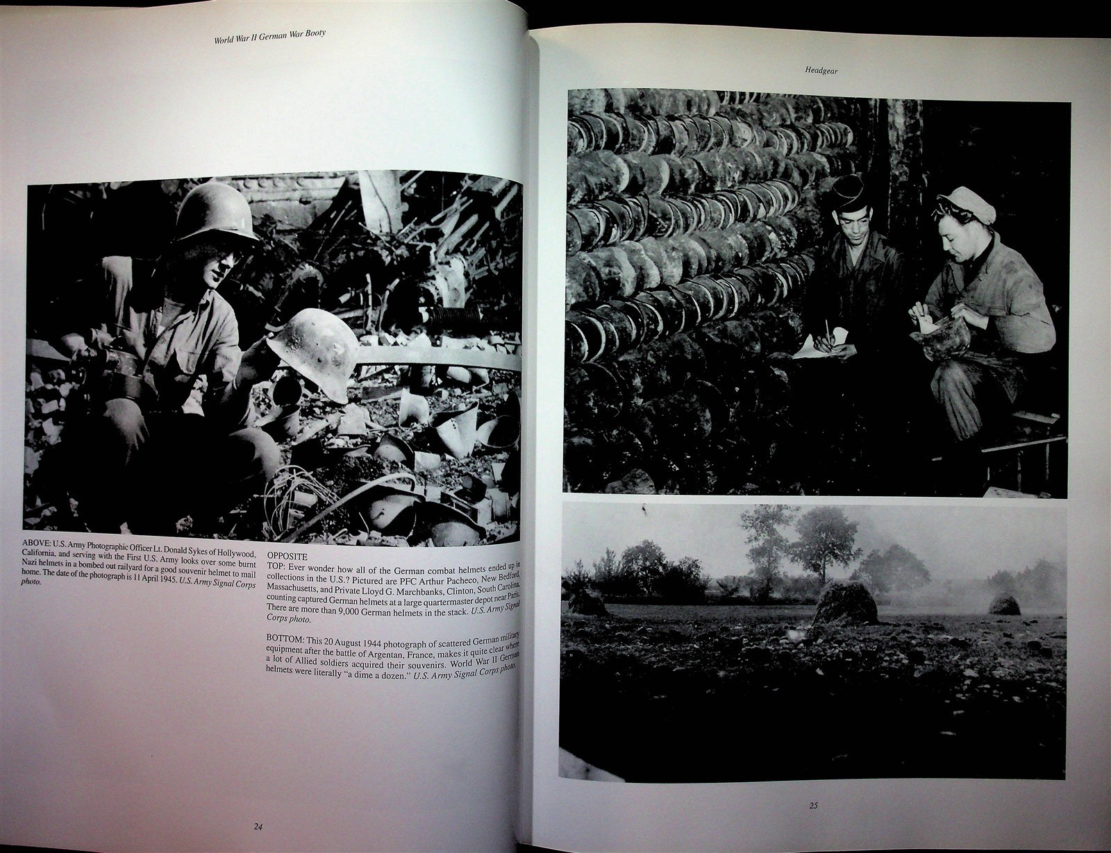 WWII German War Booty Study In Photographs Thomas Johnson HCDJ 2003 Schiffer