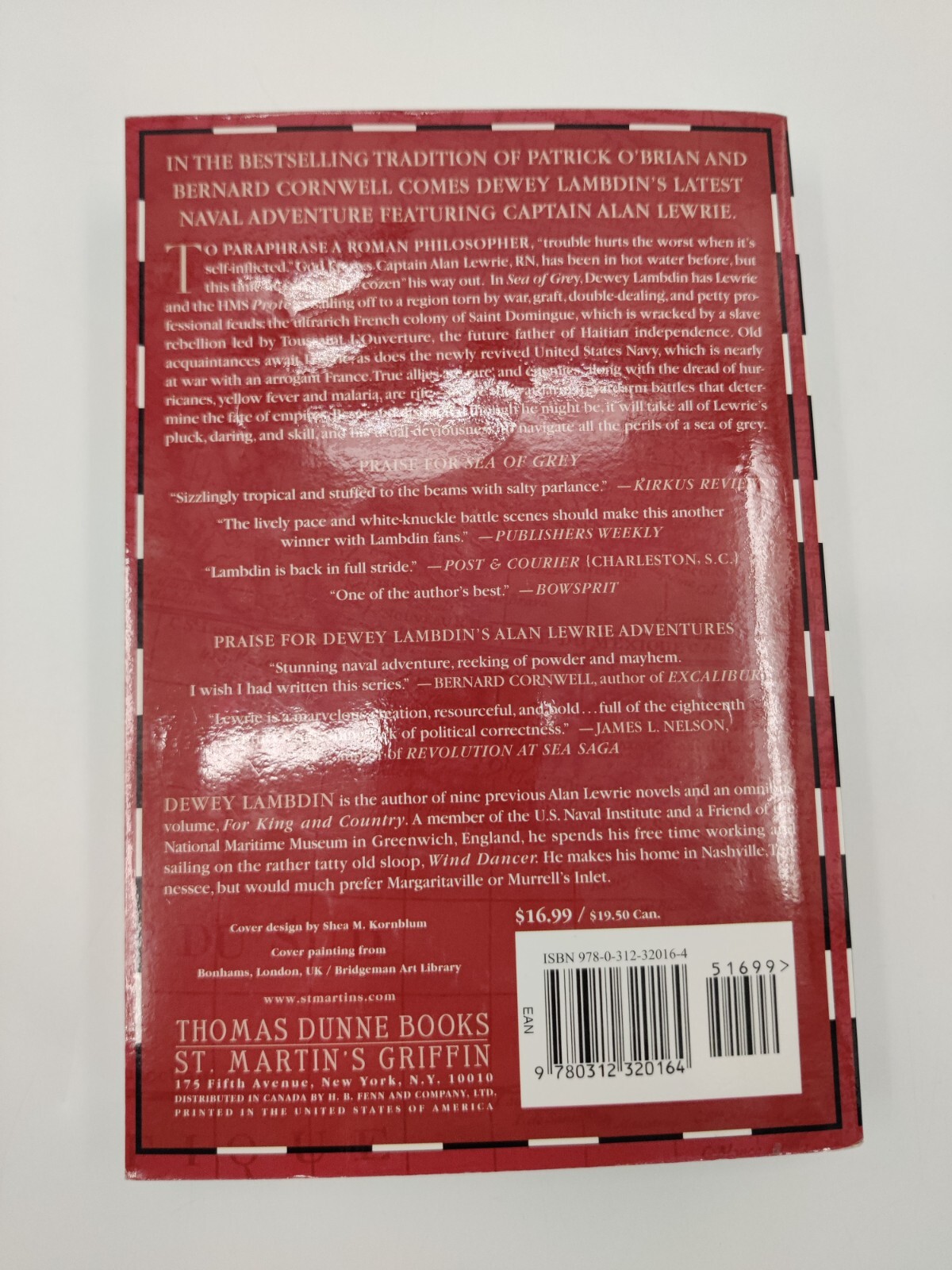 Sea of Grey: An Alan Lewrie Naval Adven- Dewey Lambdin, paperback GOOD