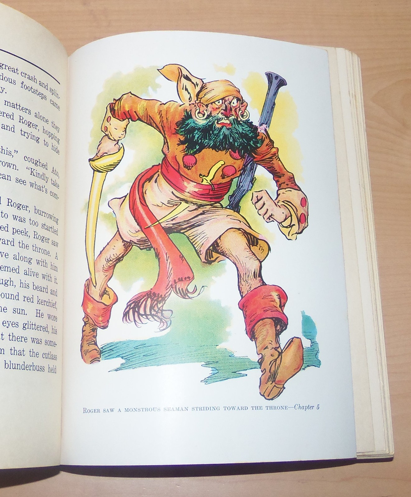 Pirates in Oz. Ruth Plumly Thompson. 1931. 1st ed. 12 color plates.