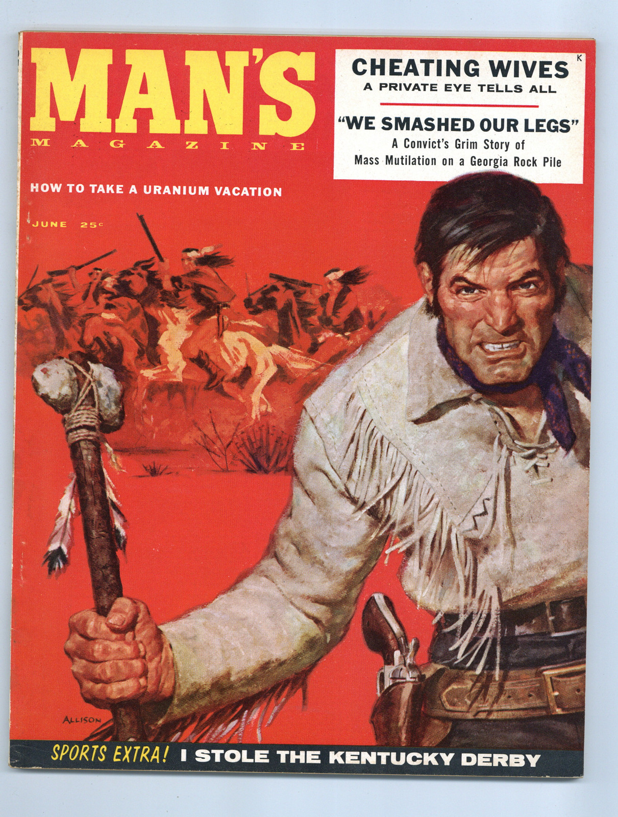 Man’s Magazine Vol. 5 #6 VF+ 8.5 1957
