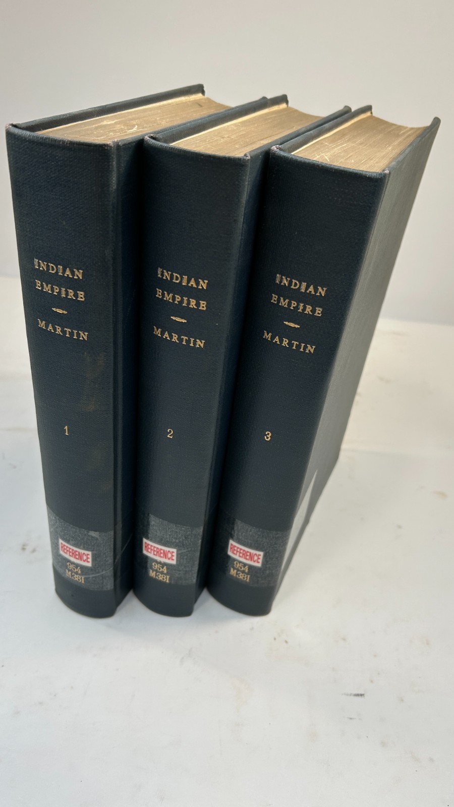 The Indian Empire by R. Montgomery Martin – 3 Volumes