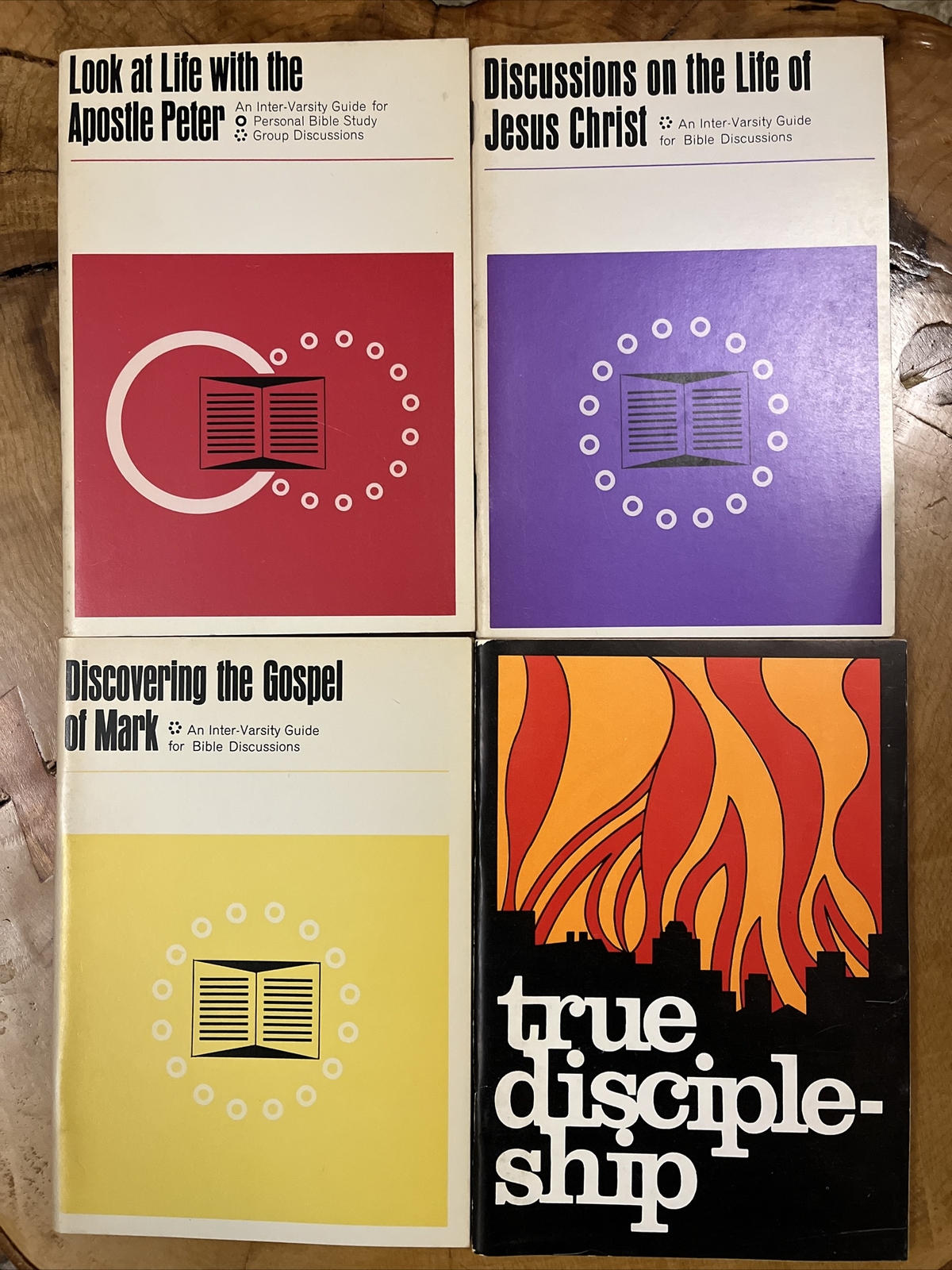 Intervarsity Press Lot 4 Vintage Religious Literature Pristine Condition