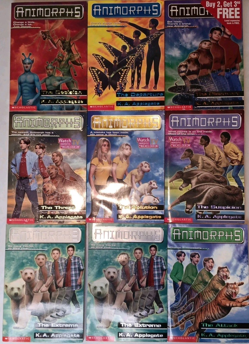 Animorphs Megamorphs Book lot K A Applegate paperback 45 Books 1-32 34 36 37 41