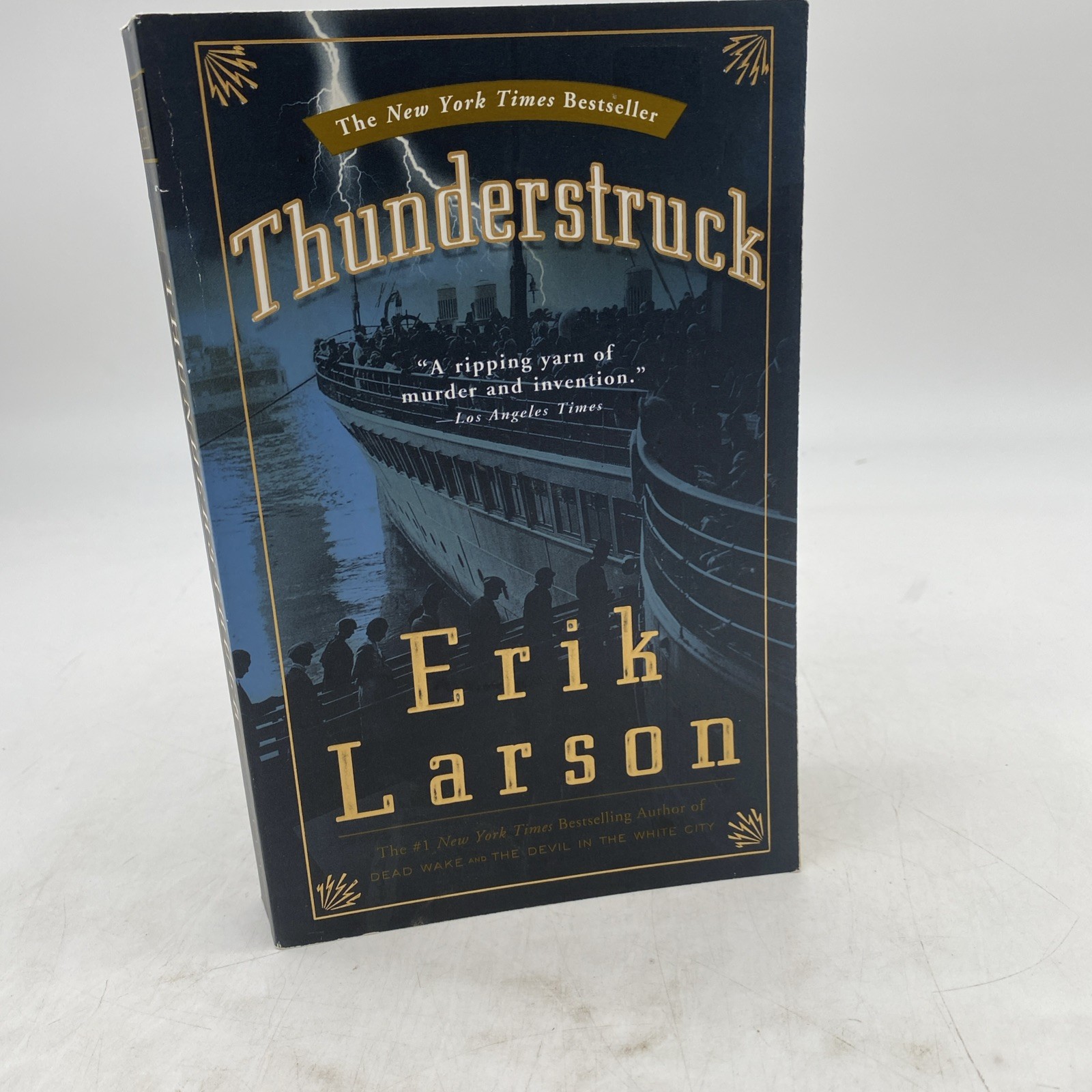 Erik Larson Lot of 5 Trade Paperback Historical Non-Fiction Books