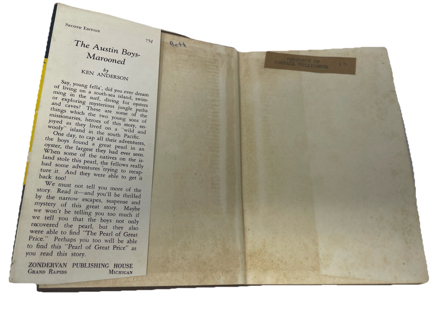The Austin Boys: Marooned! by Ken Anderson 1944 HC Vintage Adventure Book