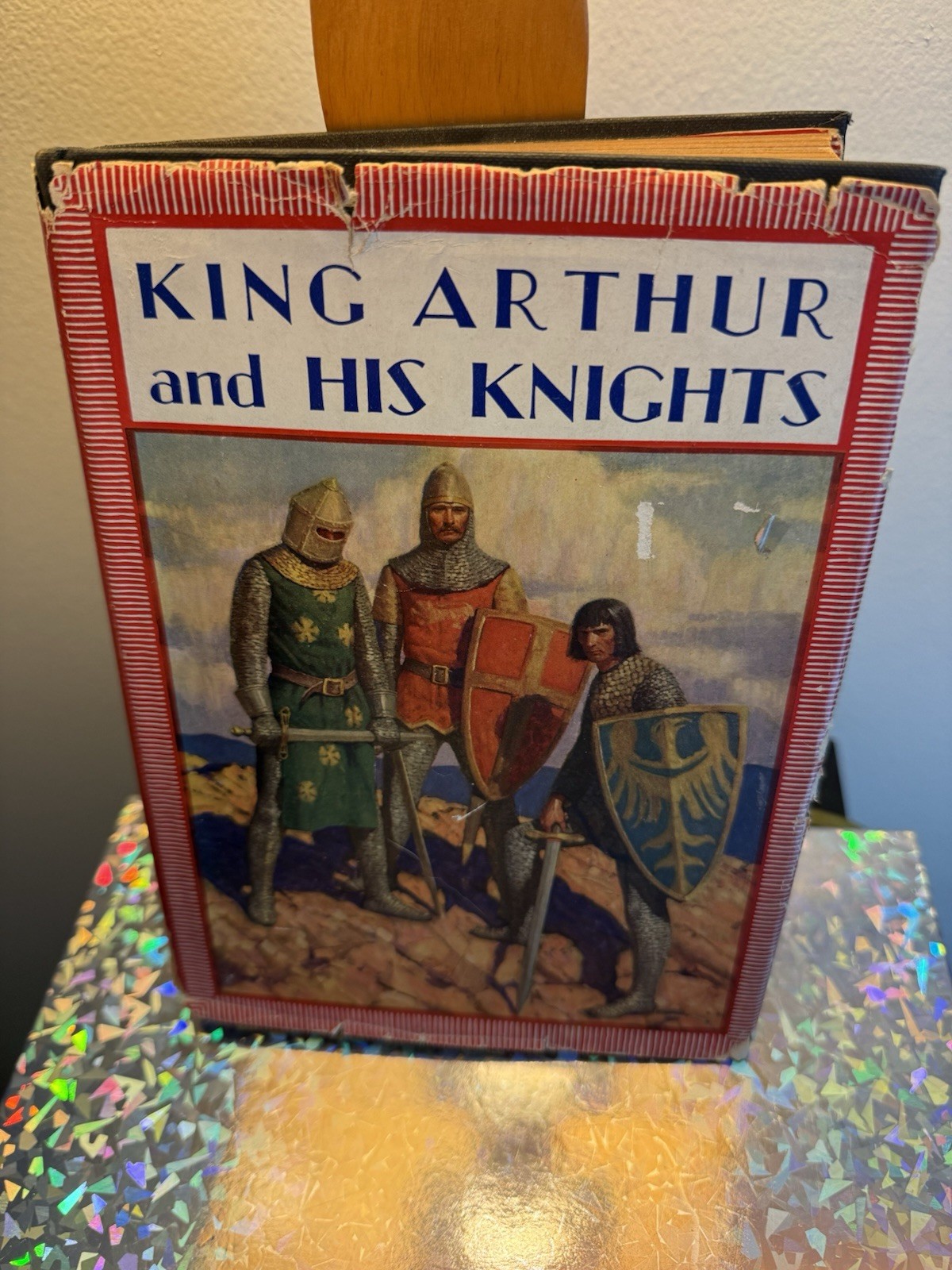 King Arthur His Knights 1937 Rand McNally Allen Schaeffer Neill HC DJ