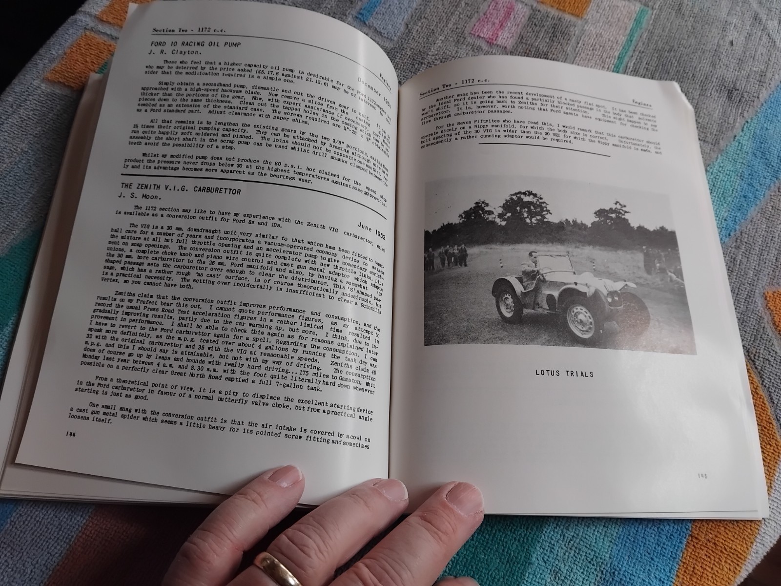 Special Builders Guide 750 Motor Club VGC Trials Race Austin Seven Ford 10 1172