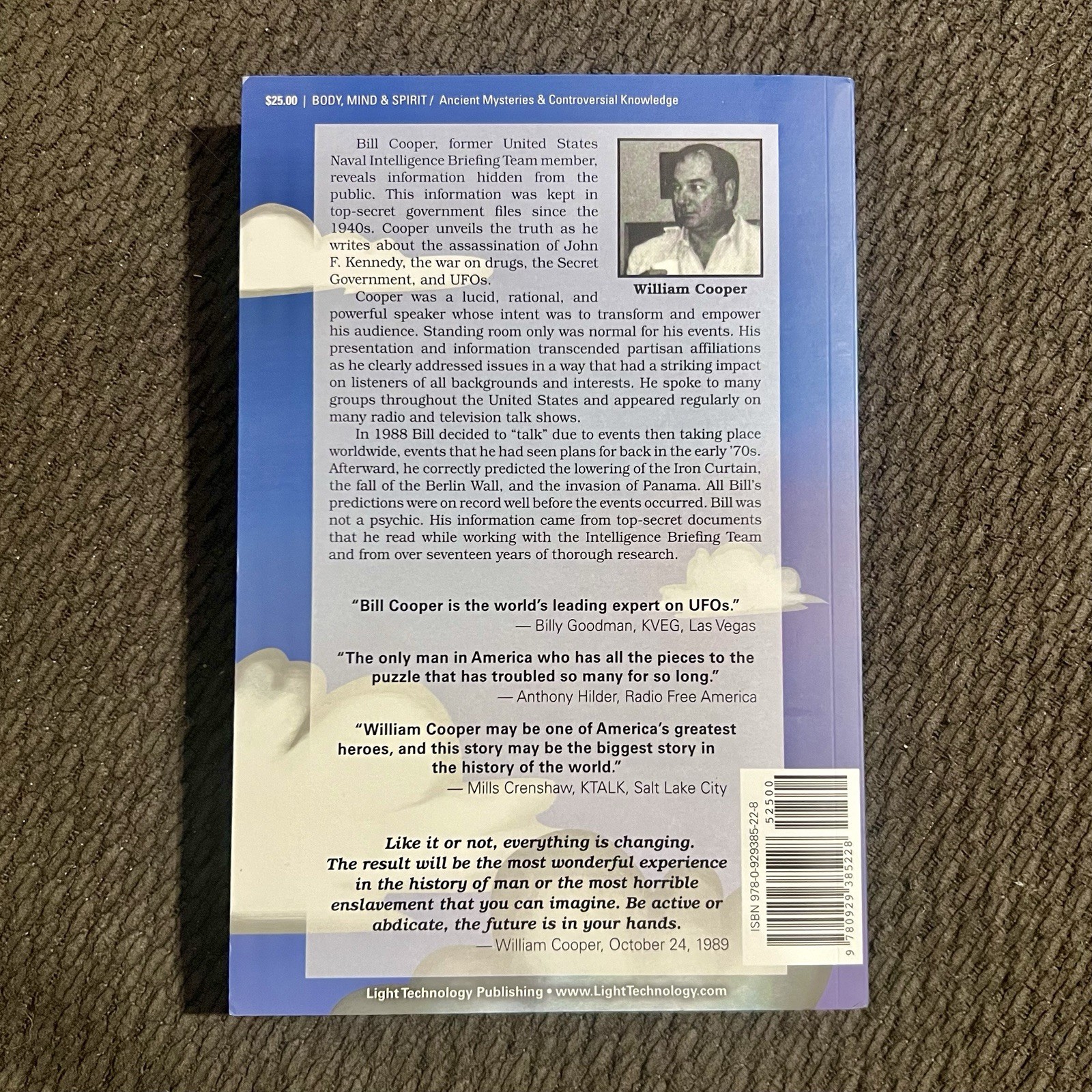 Behold a Pale Horse by William Cooper (Paperback, 2019) CFR/Trilateral Pullout