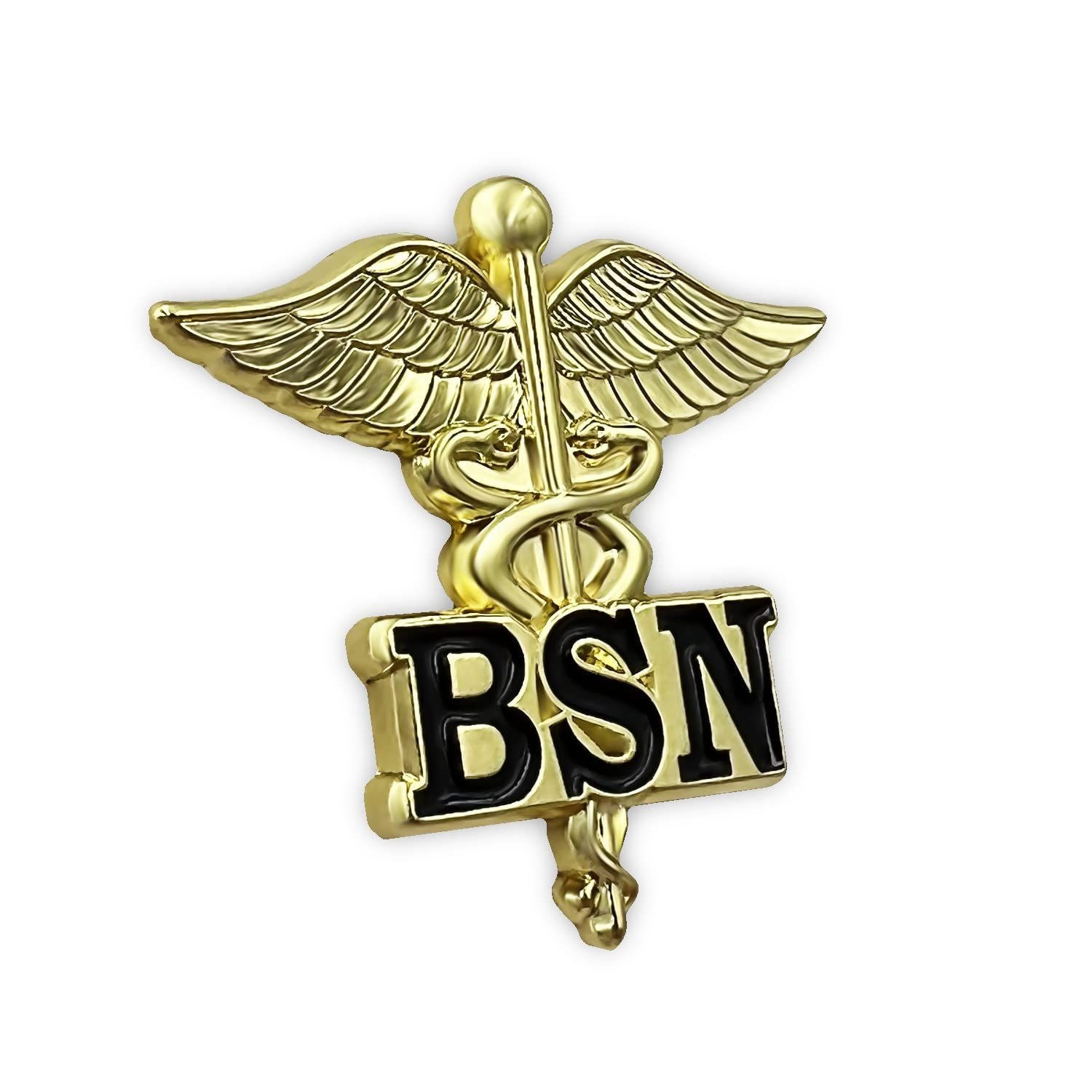 Bachelor of Science in Nursing Emblem Lapel Pin – 1.5 inches, Random color