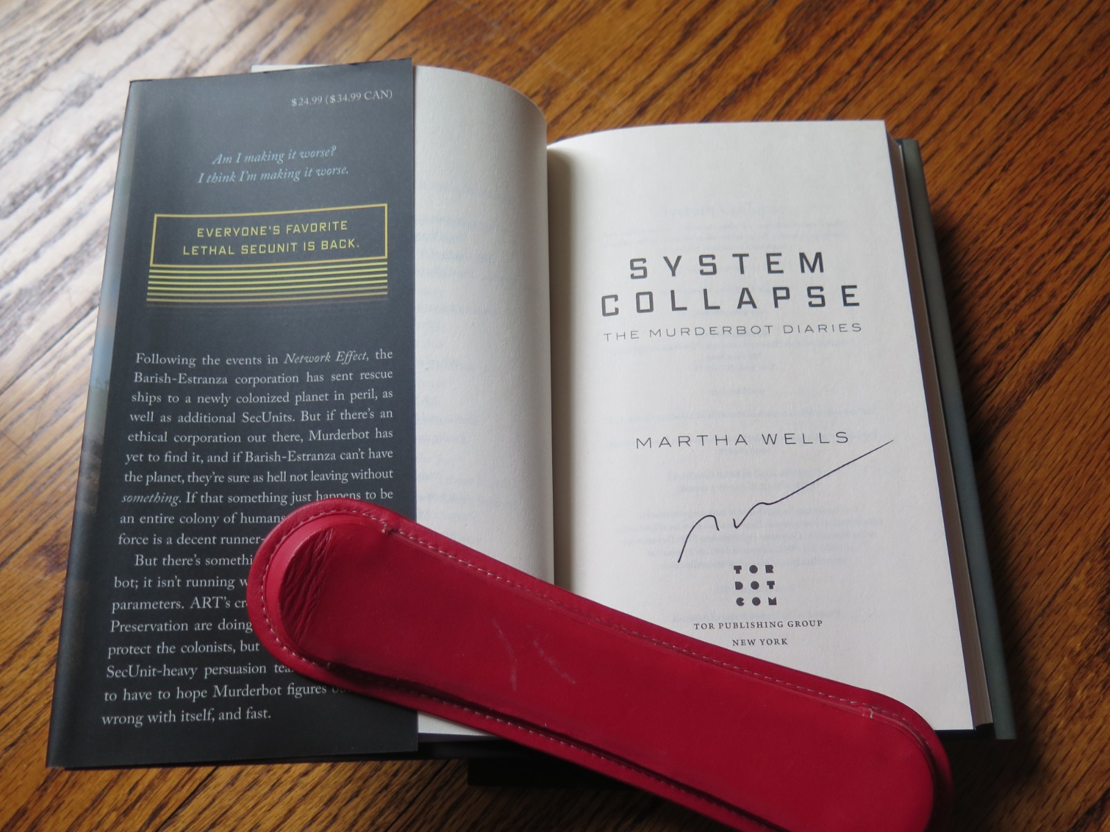 ALL 8 NOVELS SIGNED by Martha Wells | MURDERBOT DIARIES Complete | 1st Editions
