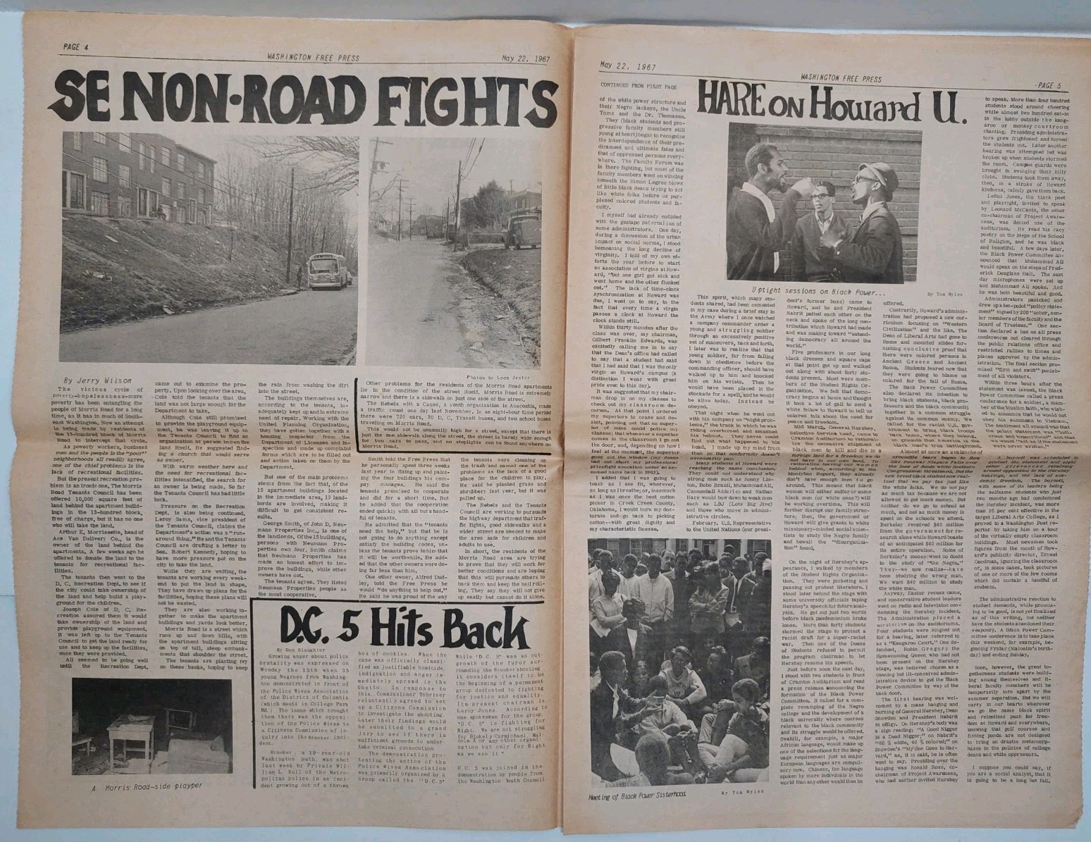 Washington Free Press Vol 2 No 7 May 22 1967 Muhammad Ali Black Power Bill Blum