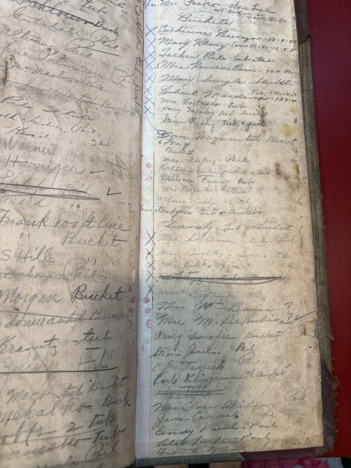 Old Vintage Store Ledger 1943 Pennsylvania Coal town