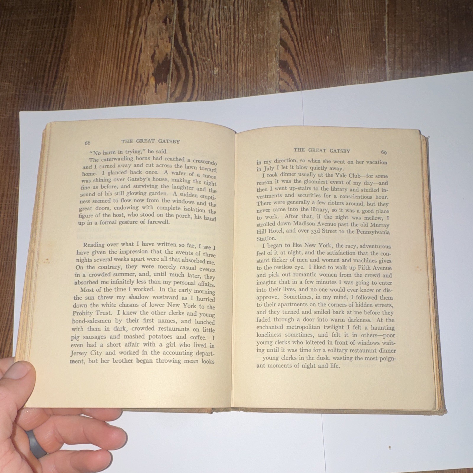 F. Scott Fitzgerald The Great Gatsby Hardcover 1925 Inscribed Grosset & Dunlap