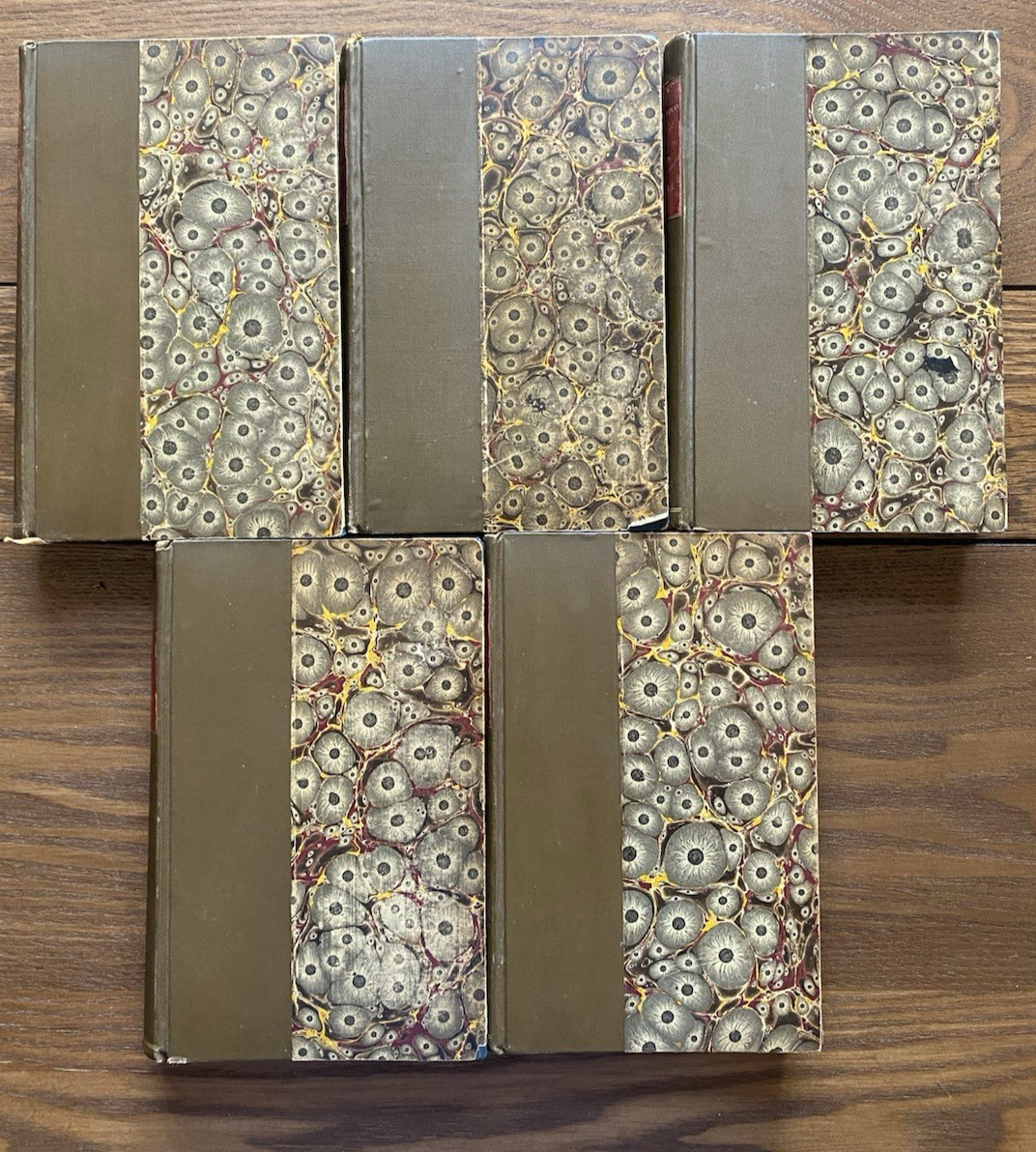 Victor Hugo Hetzel Paris French Editions Lot of 5 Volumes 19th Century HC