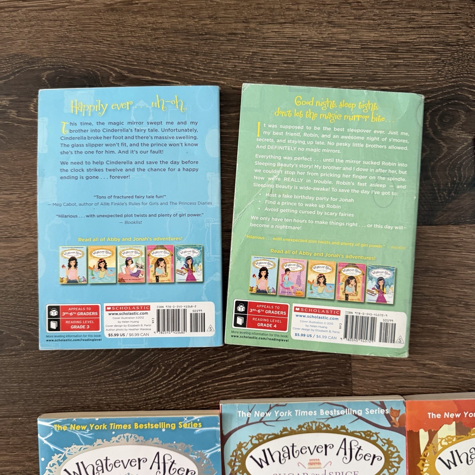 Whatever After Book Lot 7 Sarah Mlynowski Scholastic Fairy Tale Chapter Books