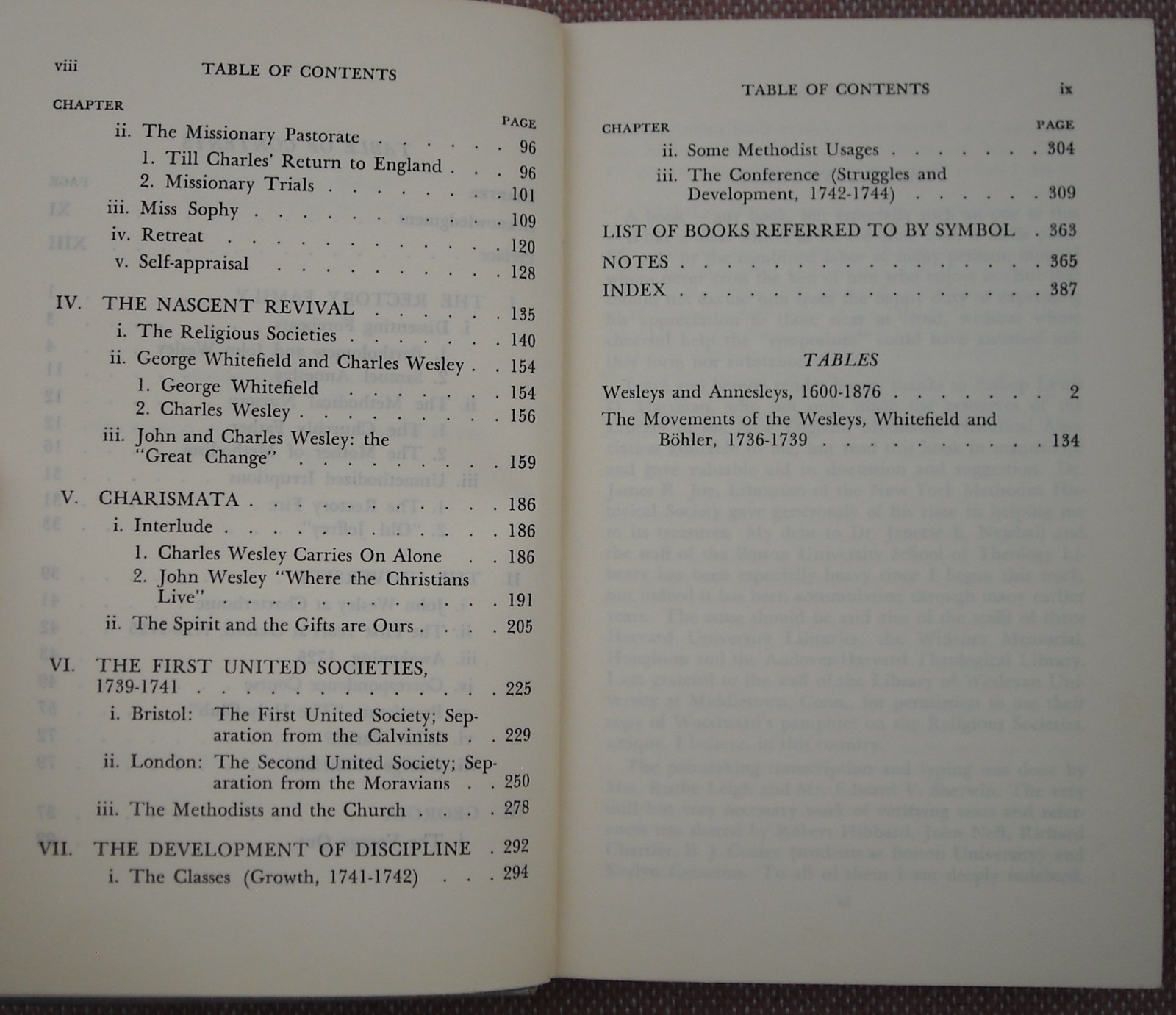 THE RISE OF METHODISM ~ A SOURCE BOOK ~ RICHARD CAMERON ~ HBDJ ~ 1954 ~ VG