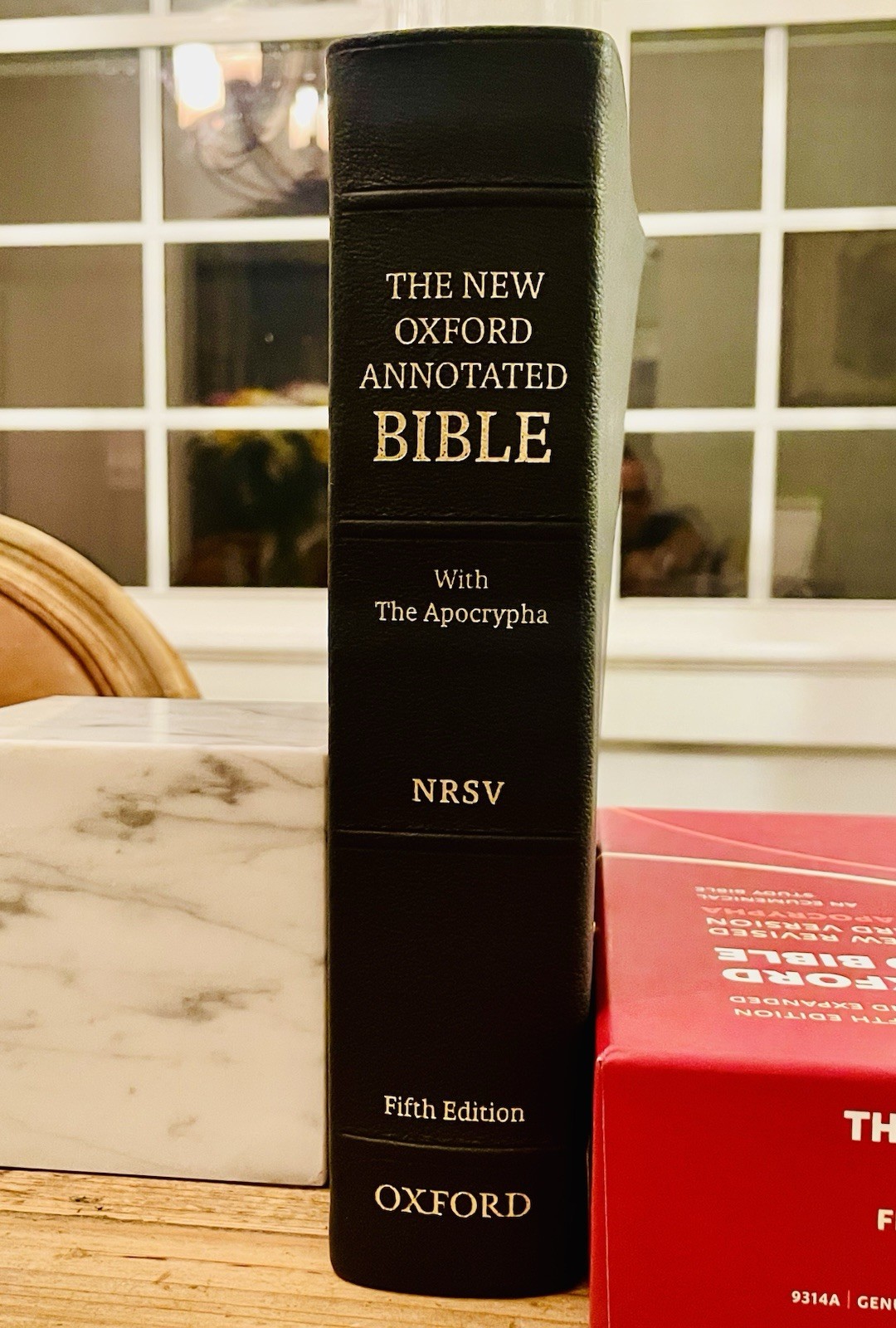 New Oxford Annotated Bible NRSV – 5th Edition- Leather Bound – Out of Print