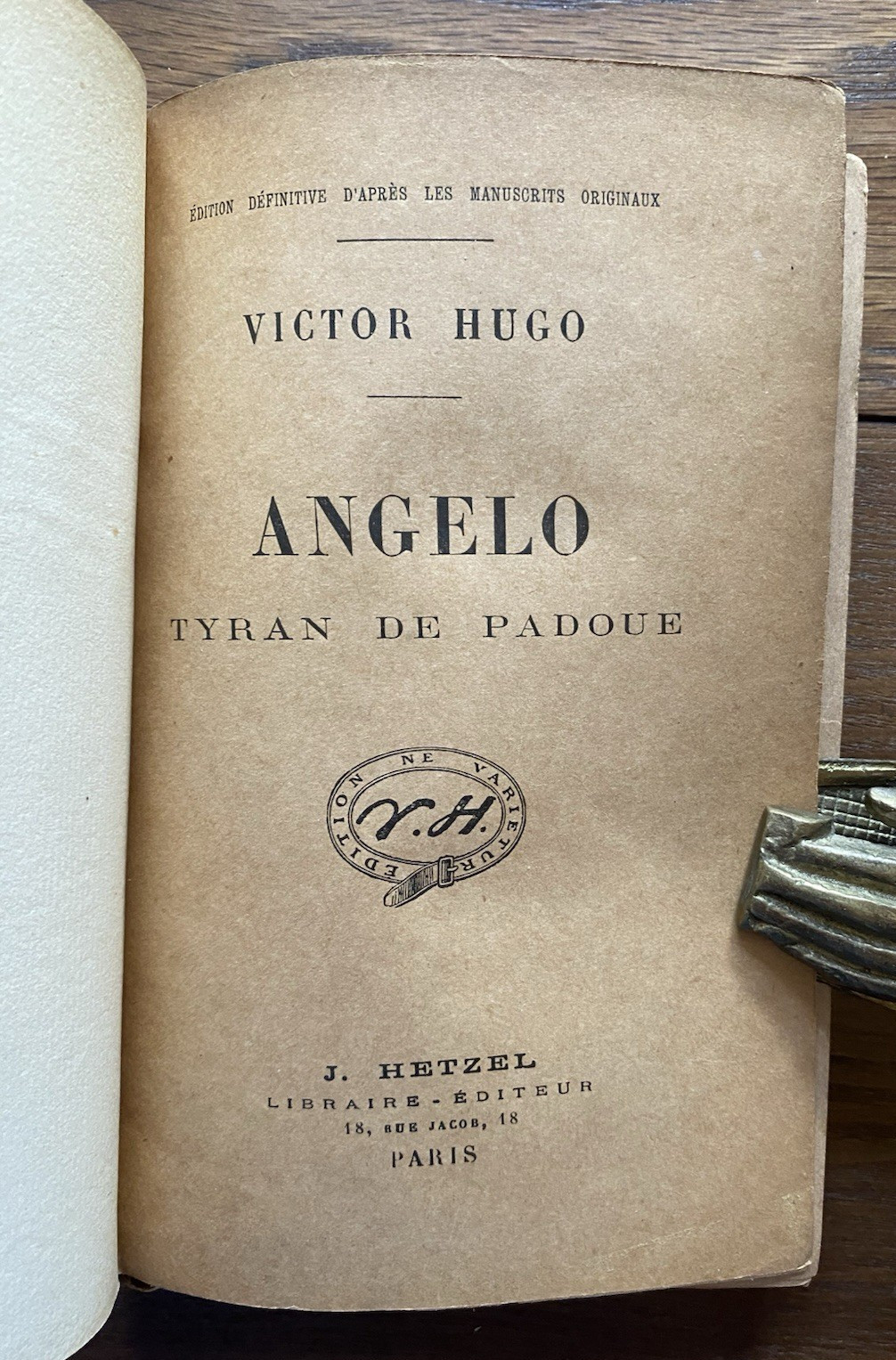 Victor Hugo Hetzel Paris French Editions Lot of 5 Volumes 19th Century HC