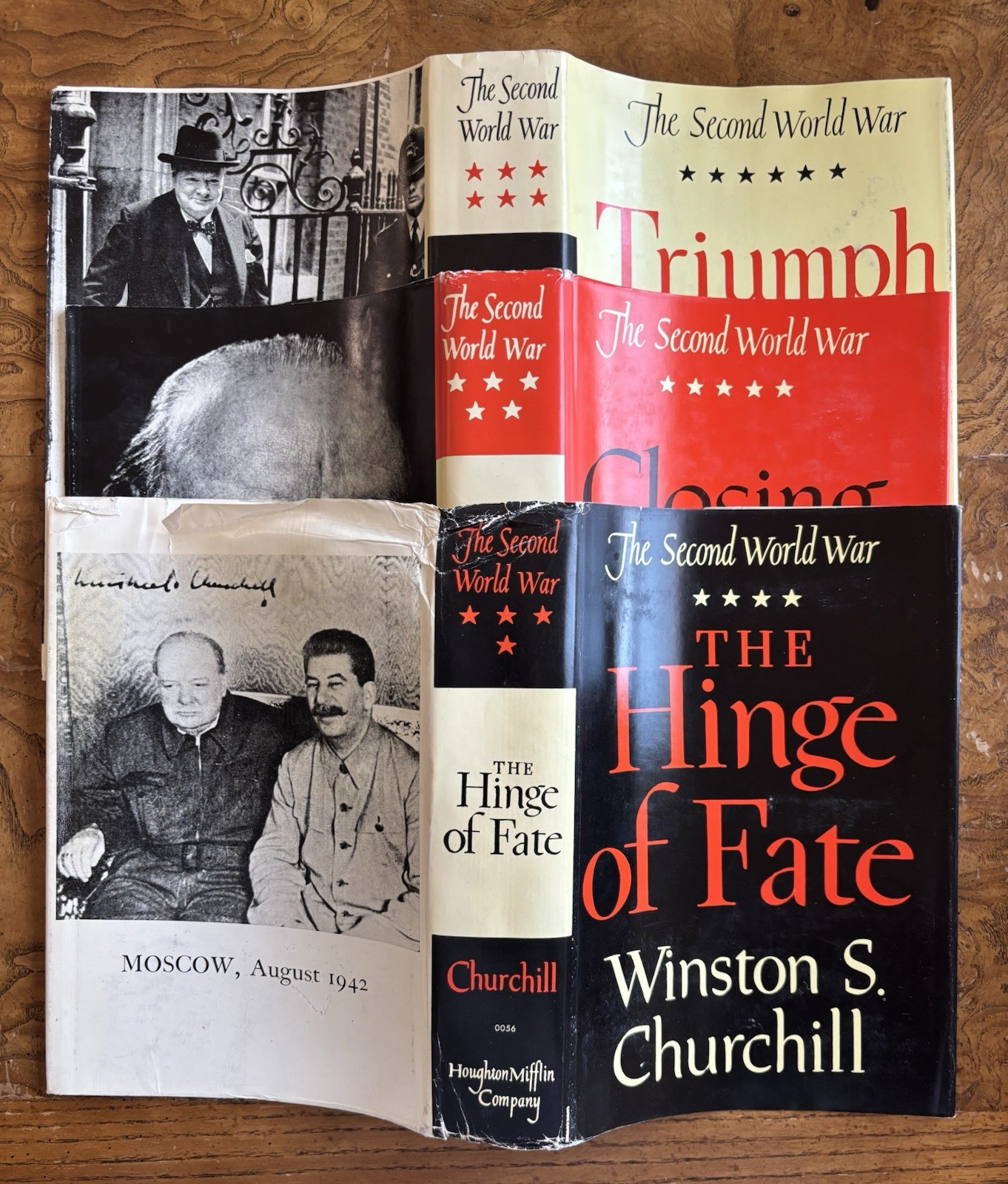 Winston Churchill Second World War Complete 6 Volume Set BOMC Dust Jackets