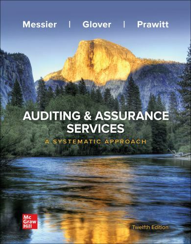Loose-leaf for Auditing and Assurance Services by Messier Jr, William, Glover,