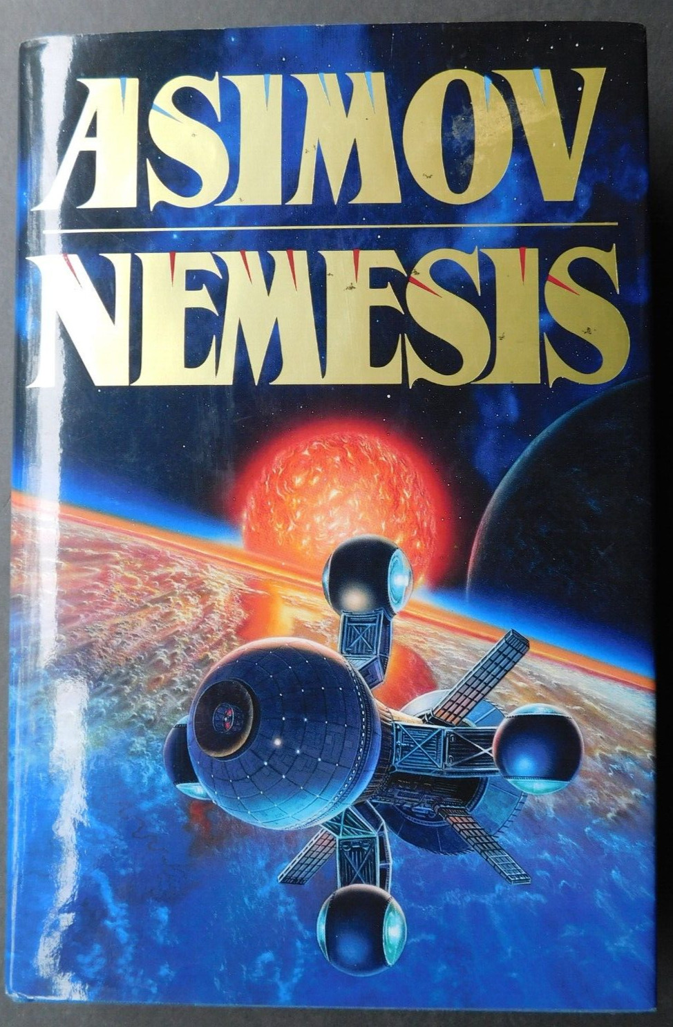 ISAAC ASIMOV 1st Edition 1989 NEMESIS Unread SciFi hardcover & jacket 364 pages