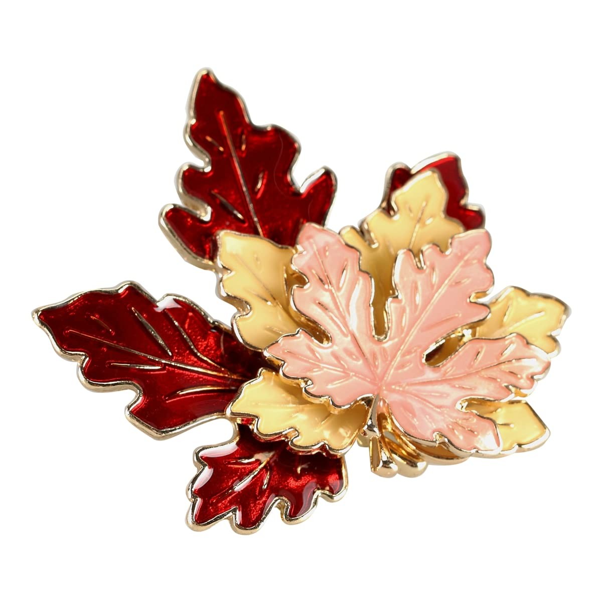 BinaryABC Thanksgiving Brooch Pin,Autumn Fall Approx. 4.2×5 Cm, Random color