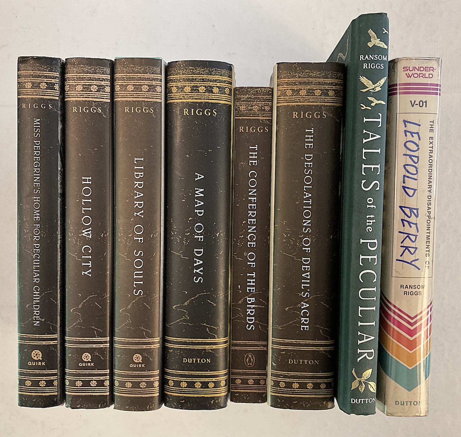 Lot of 8 by Ransom Riggs FIRST Editions/ first printings (2 SIGNED) HC/DJ VGC
