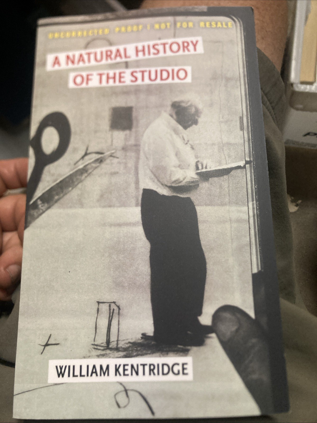 A Natural History of the Studio advanced reading copy William Kentridge